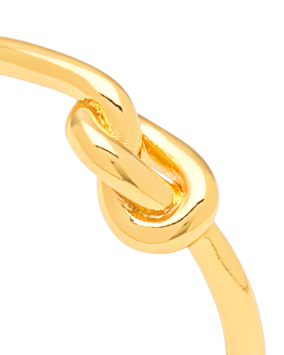 Love Knot ring - forgyldt