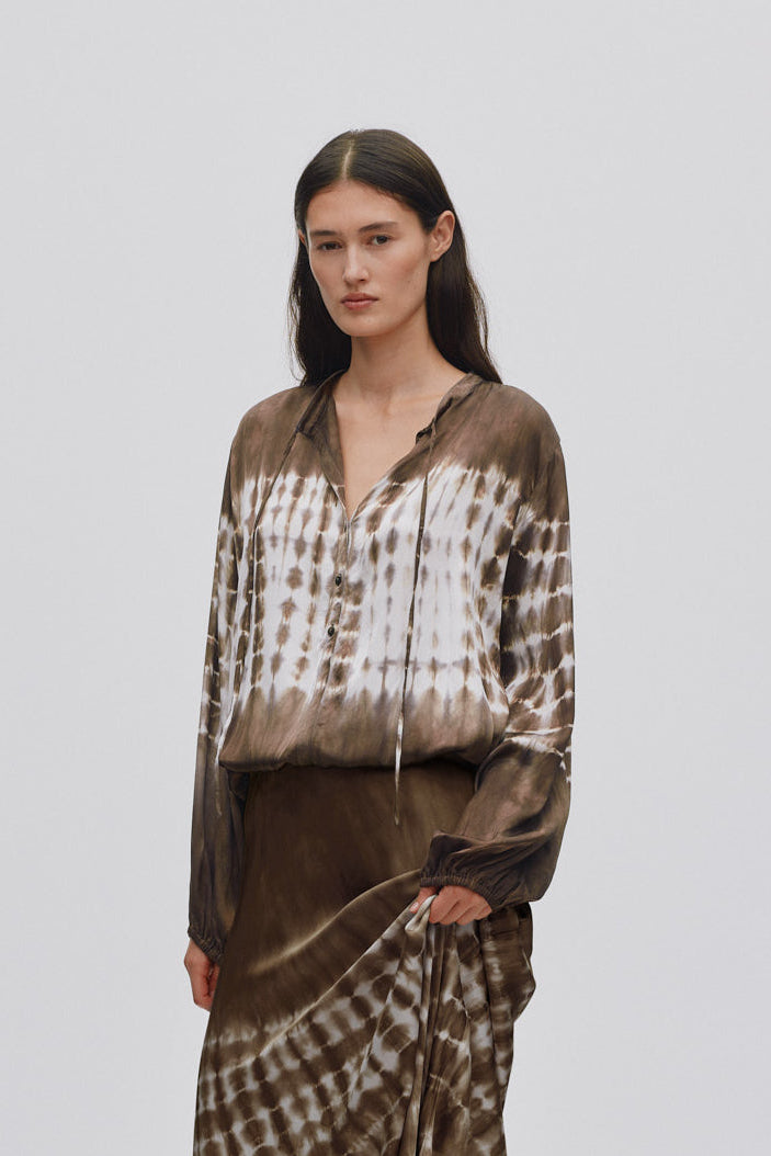 Ira Frequency skjorte - Dry Mocca