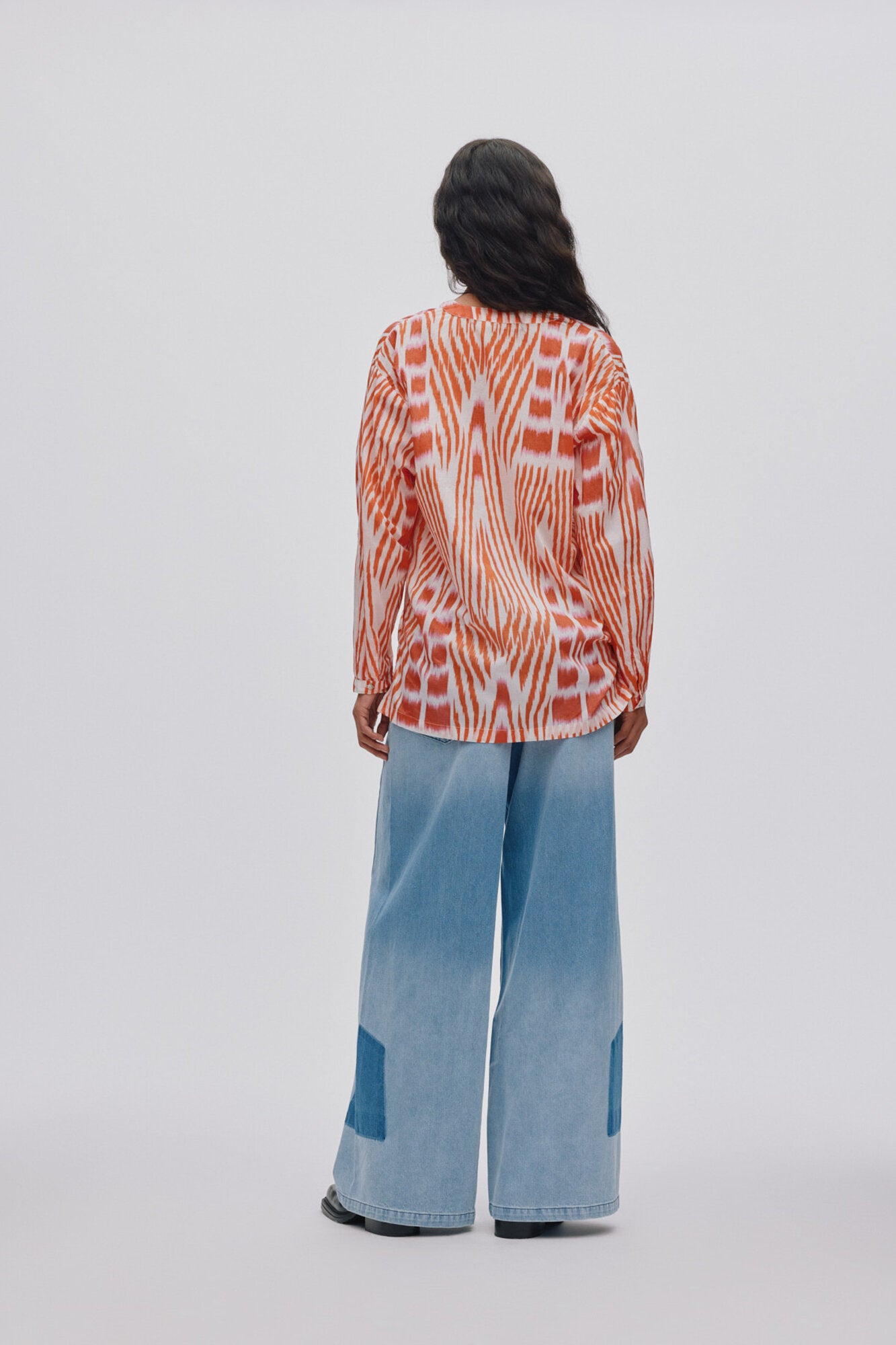 Lane Wide Leg jeans - Light Washed Denim