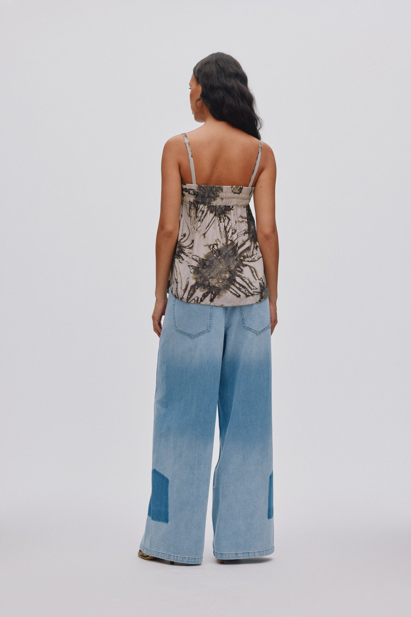 Lane Wide Leg jeans - Light Washed Denim
