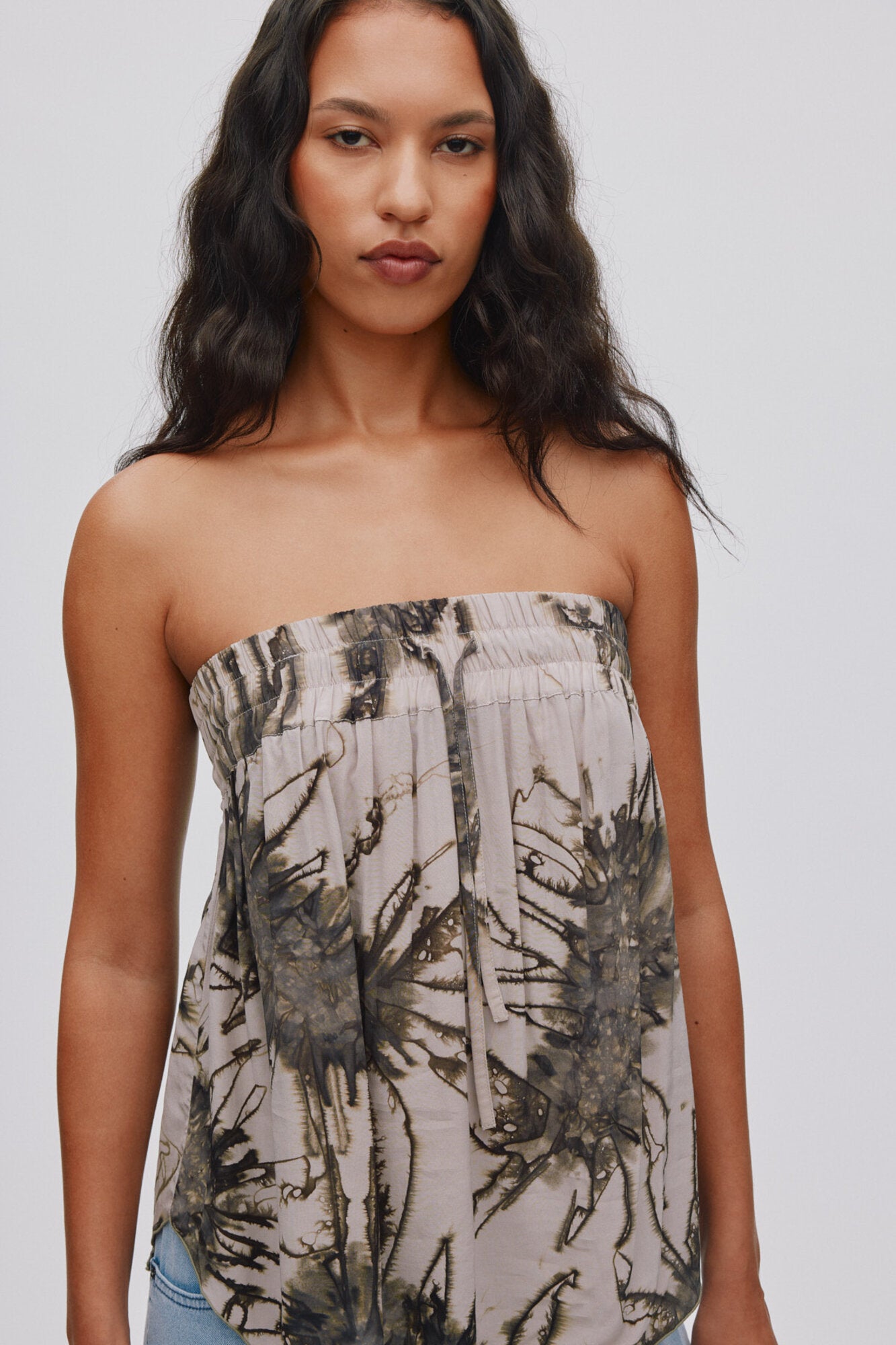Paris Sea Urchin top - Grey Combo