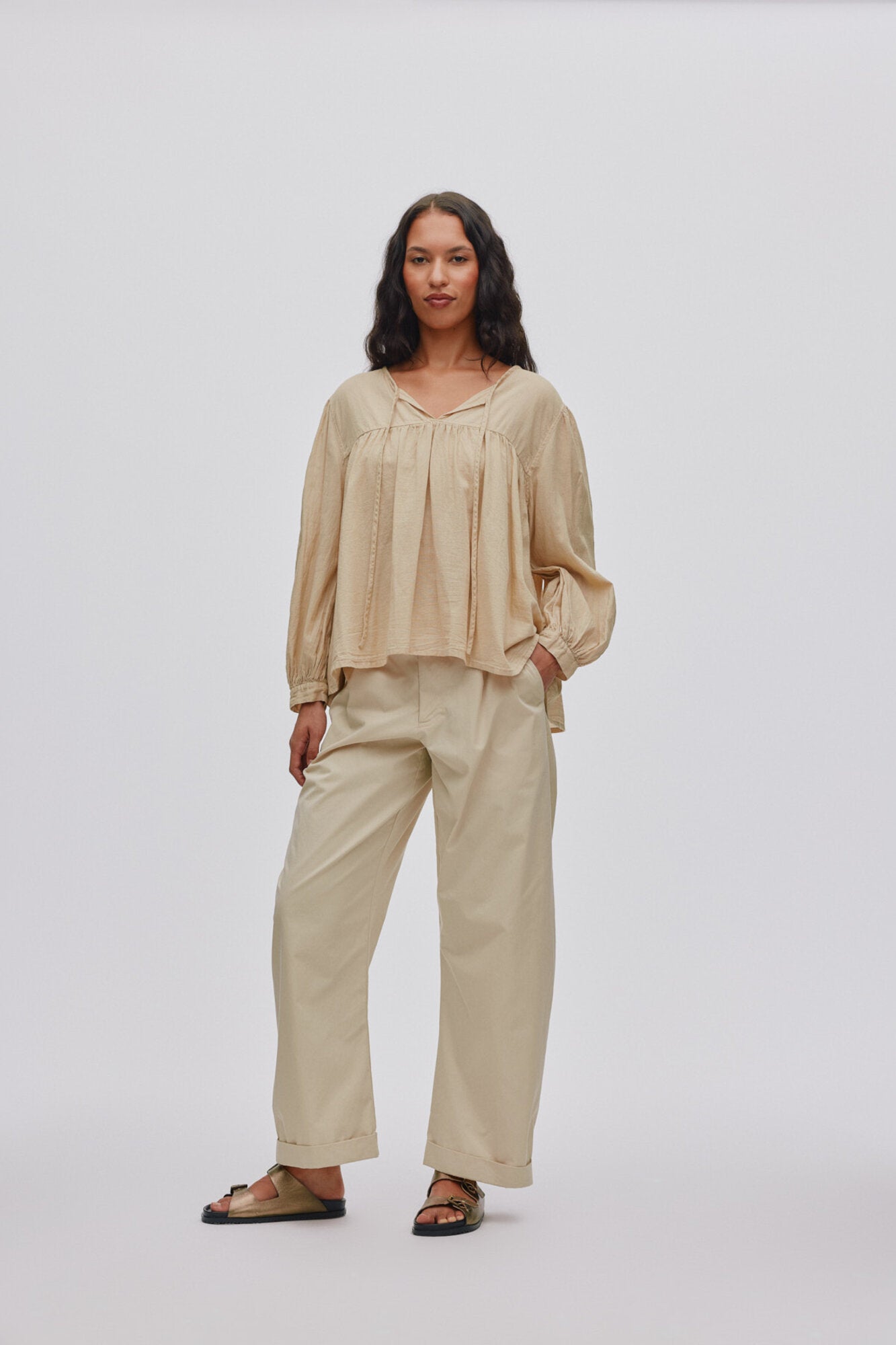 Eike Cotton bluse - Boulder