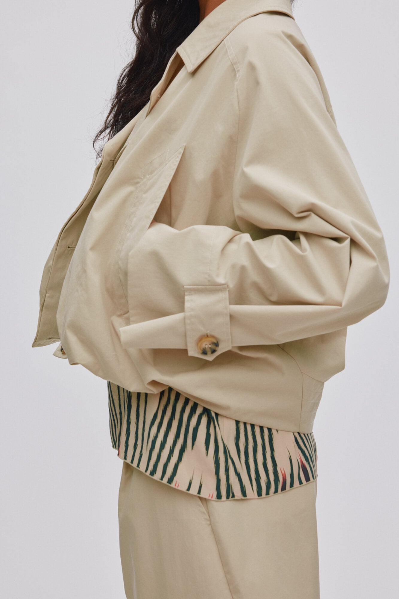 Tilla Light Fusion jakke - sand