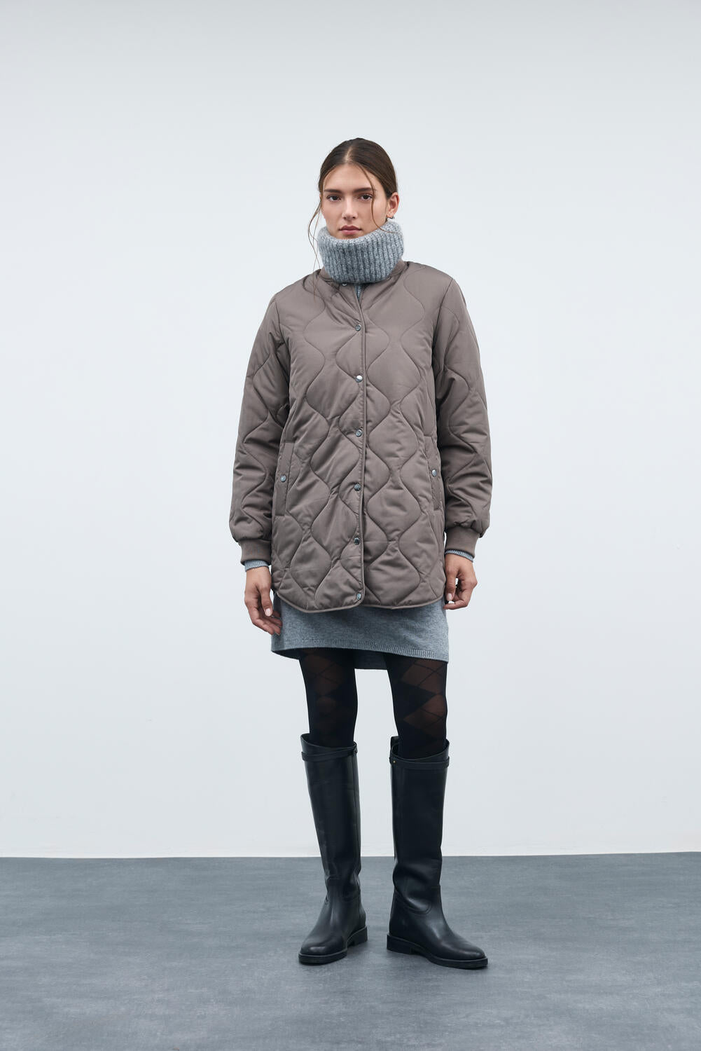 Vitate quiltet jakke - Falcon