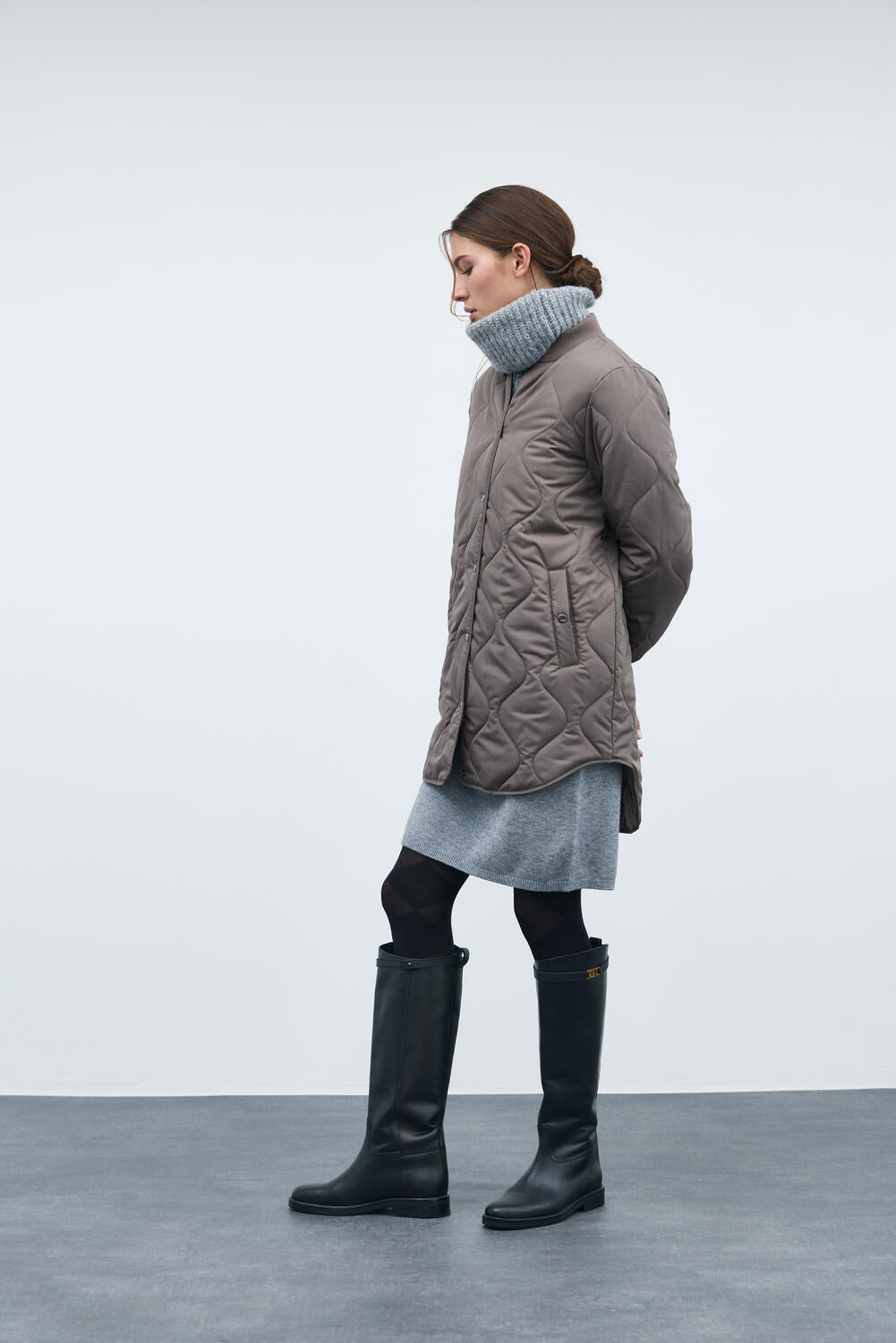 Vitate quiltet jakke - Falcon