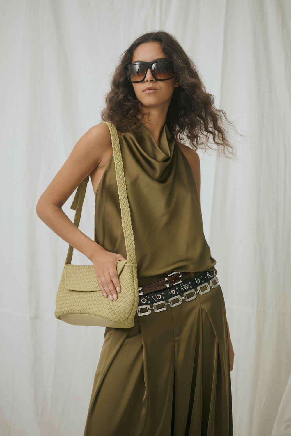 GZsuva patent bælte - Dark brown croco