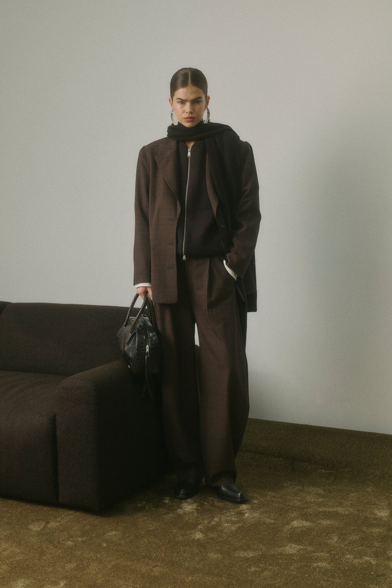 GZlavana HW habitbukser - Brown Check
