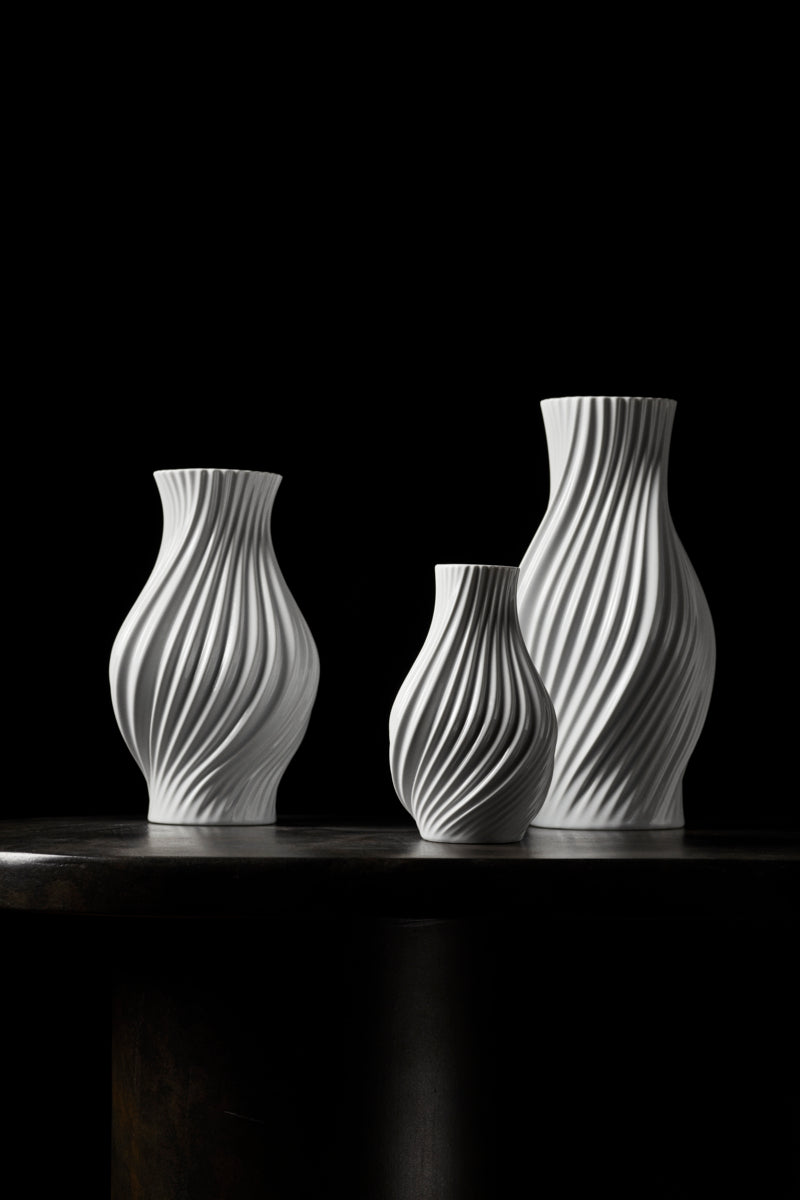 Twist vase - H18 cm