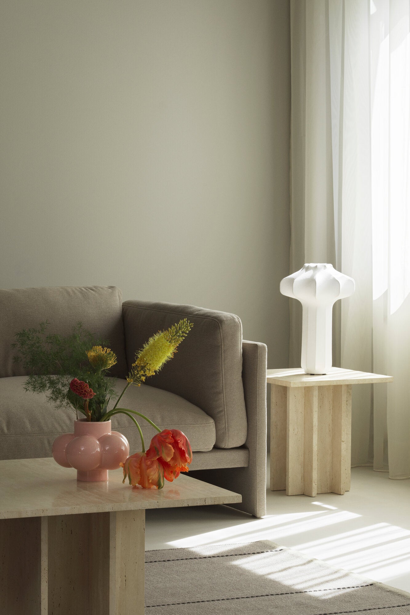 Deko object B4 vase, Soft Pink - H17 cm.