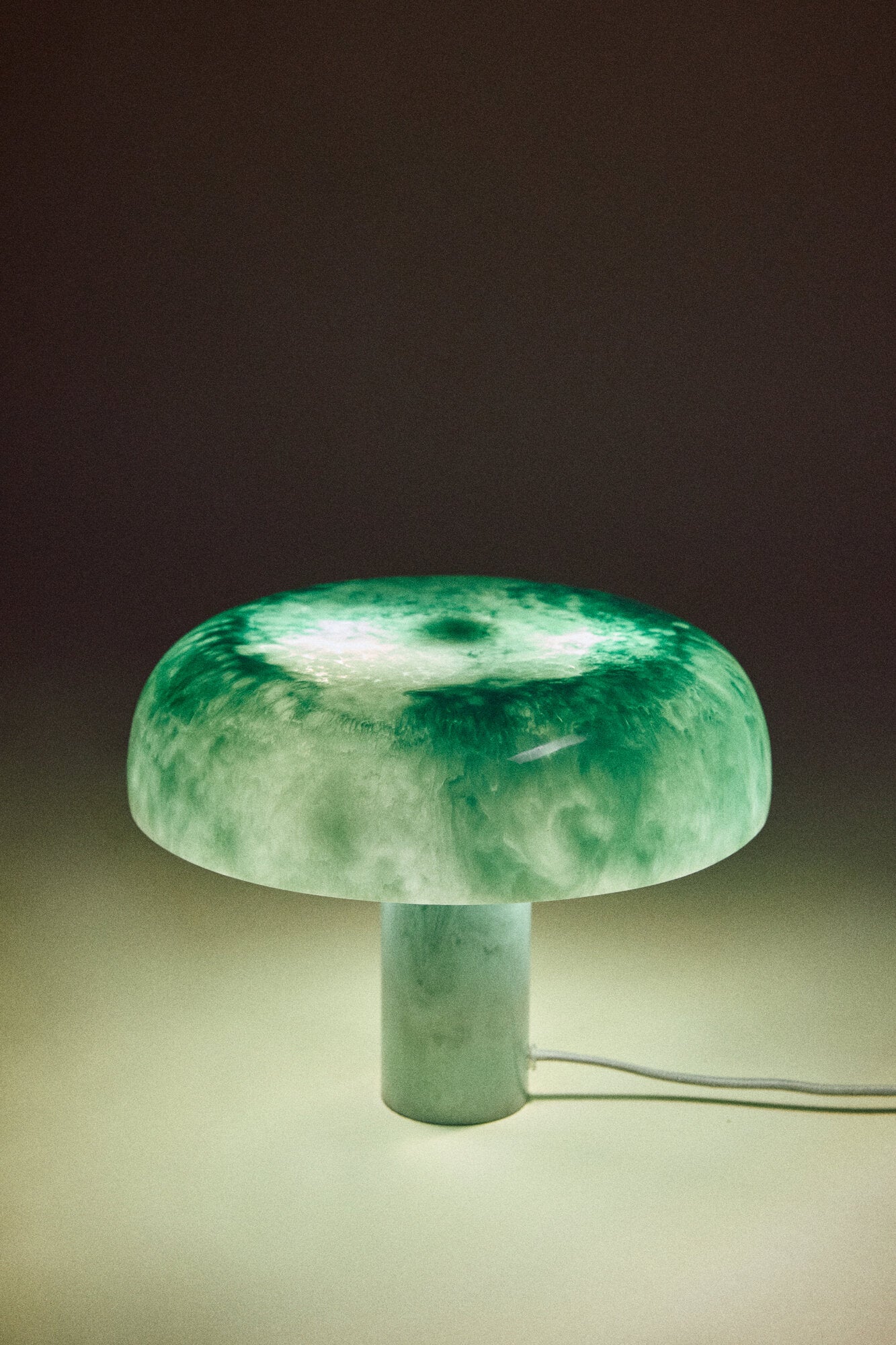 Mushroom bordlampe - Mint
