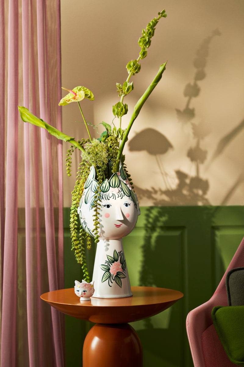 Titania vase, H50 cm - grøn