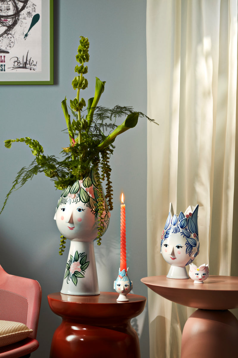 Titania vase, H50 cm - grøn