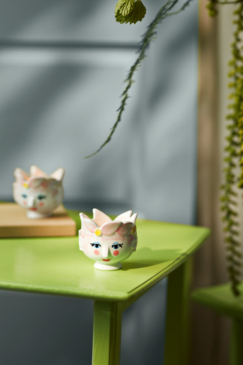 Titania fyrfadsstage, Ø6,5 cm - pink