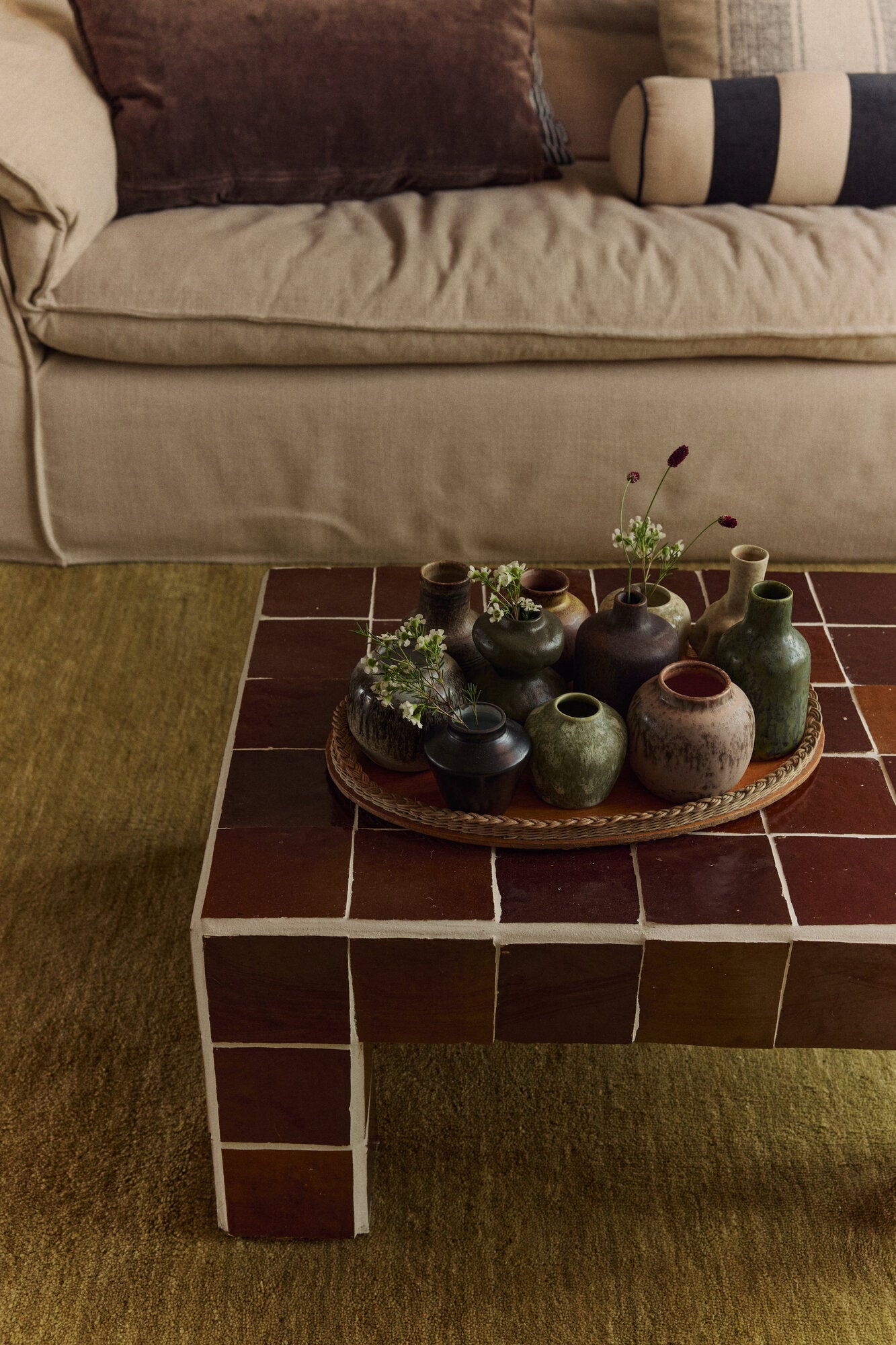 70s ceramics vaser, Canyon - 4 stk.