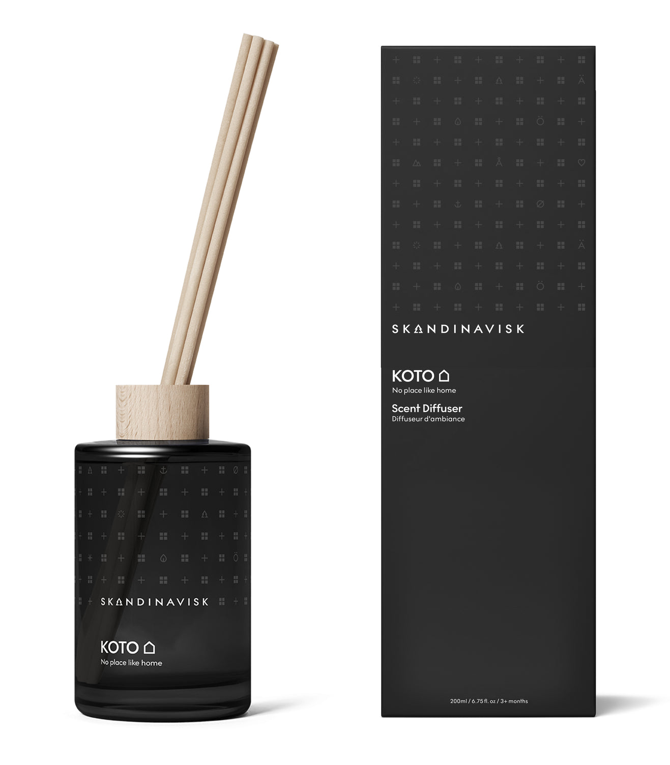 Koto diffuser, sort - 200 ml.