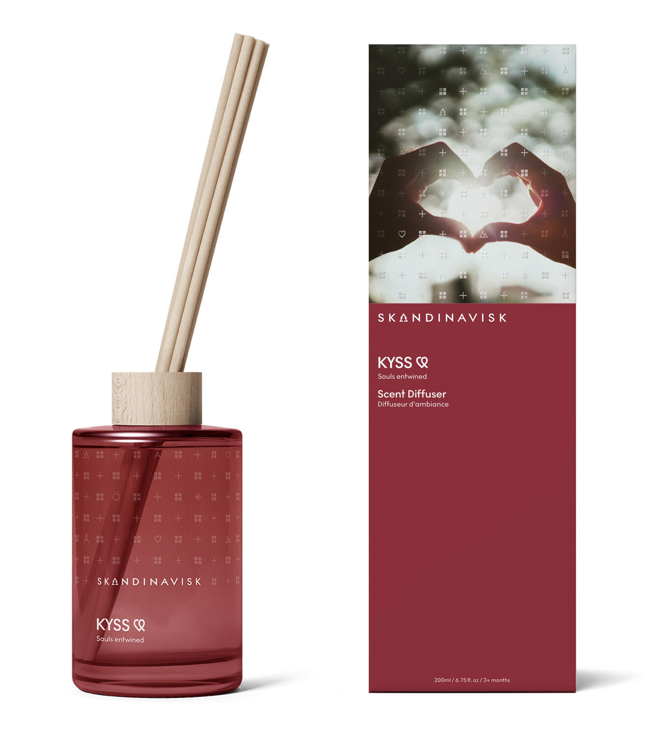 KYSS duftpinde, cherry red - 200ml