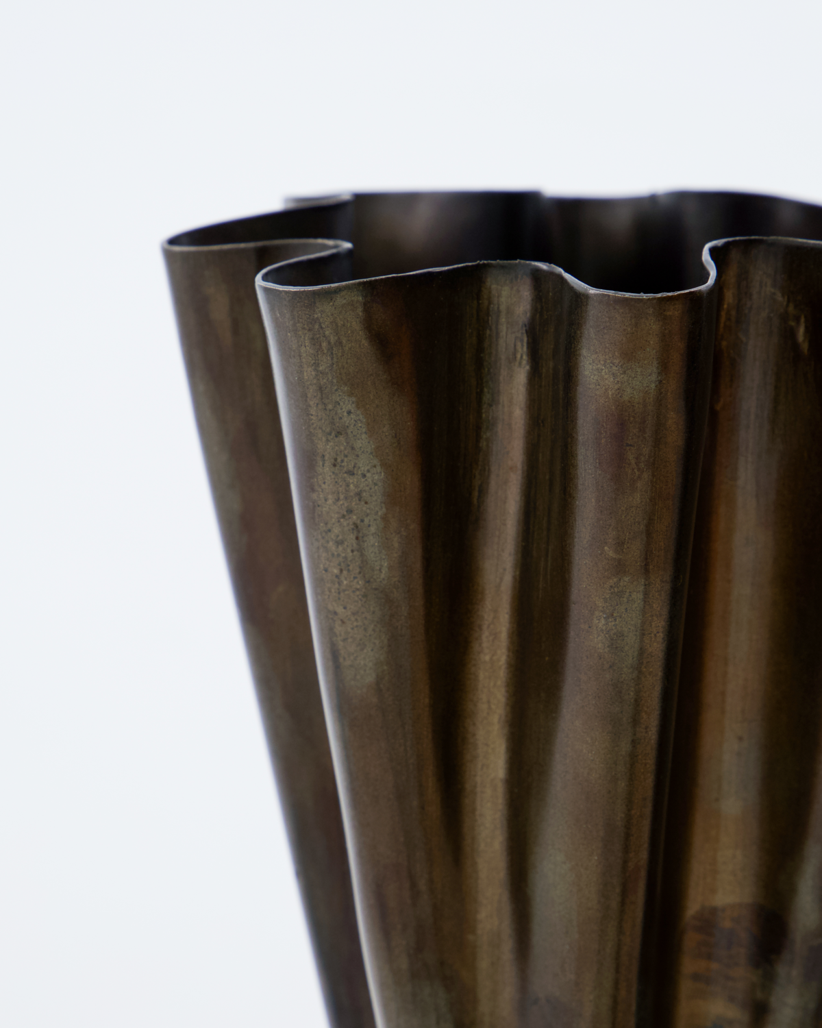 Flood vase, Antik brun - H13