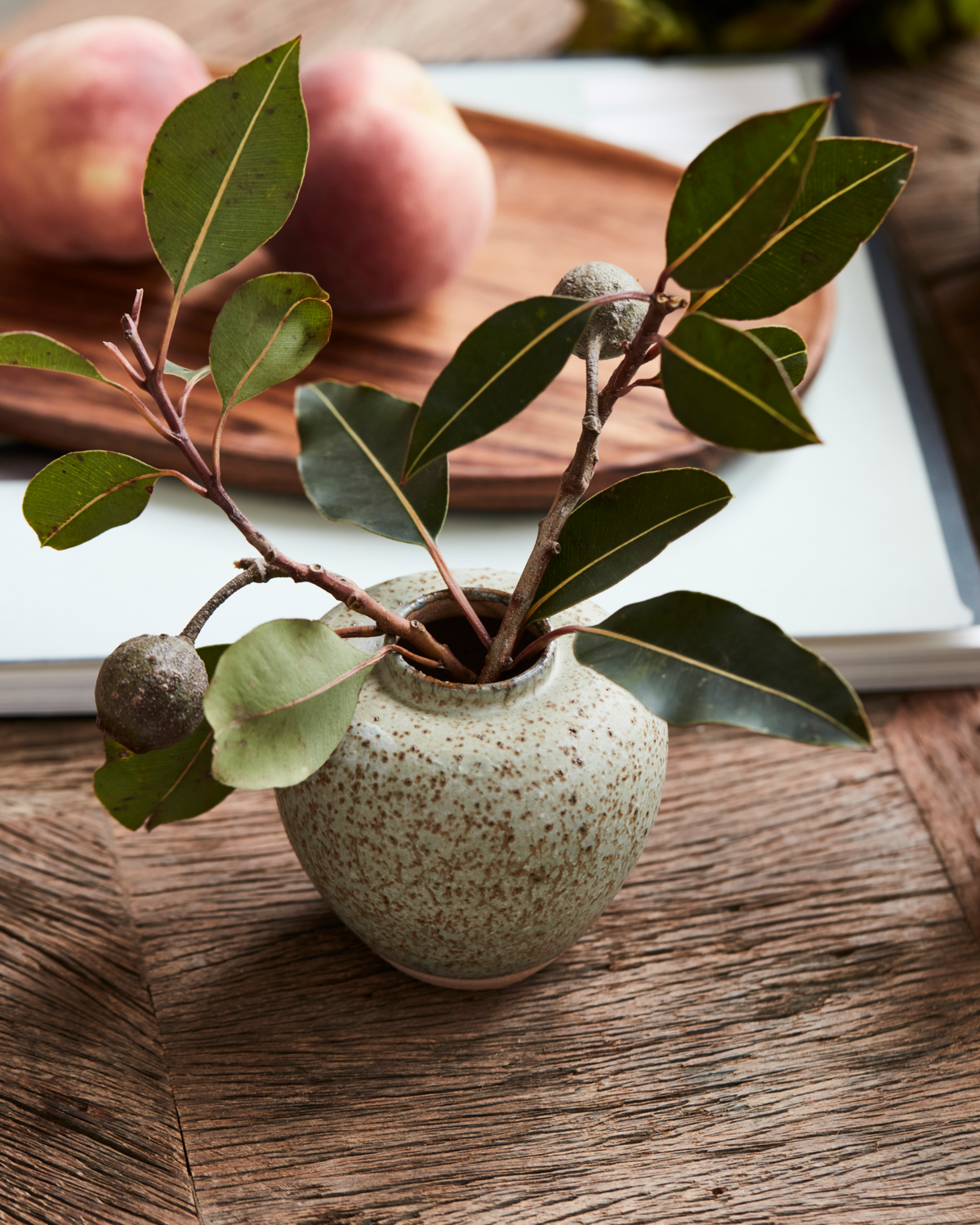 Tino vase, Grå - H9 cm