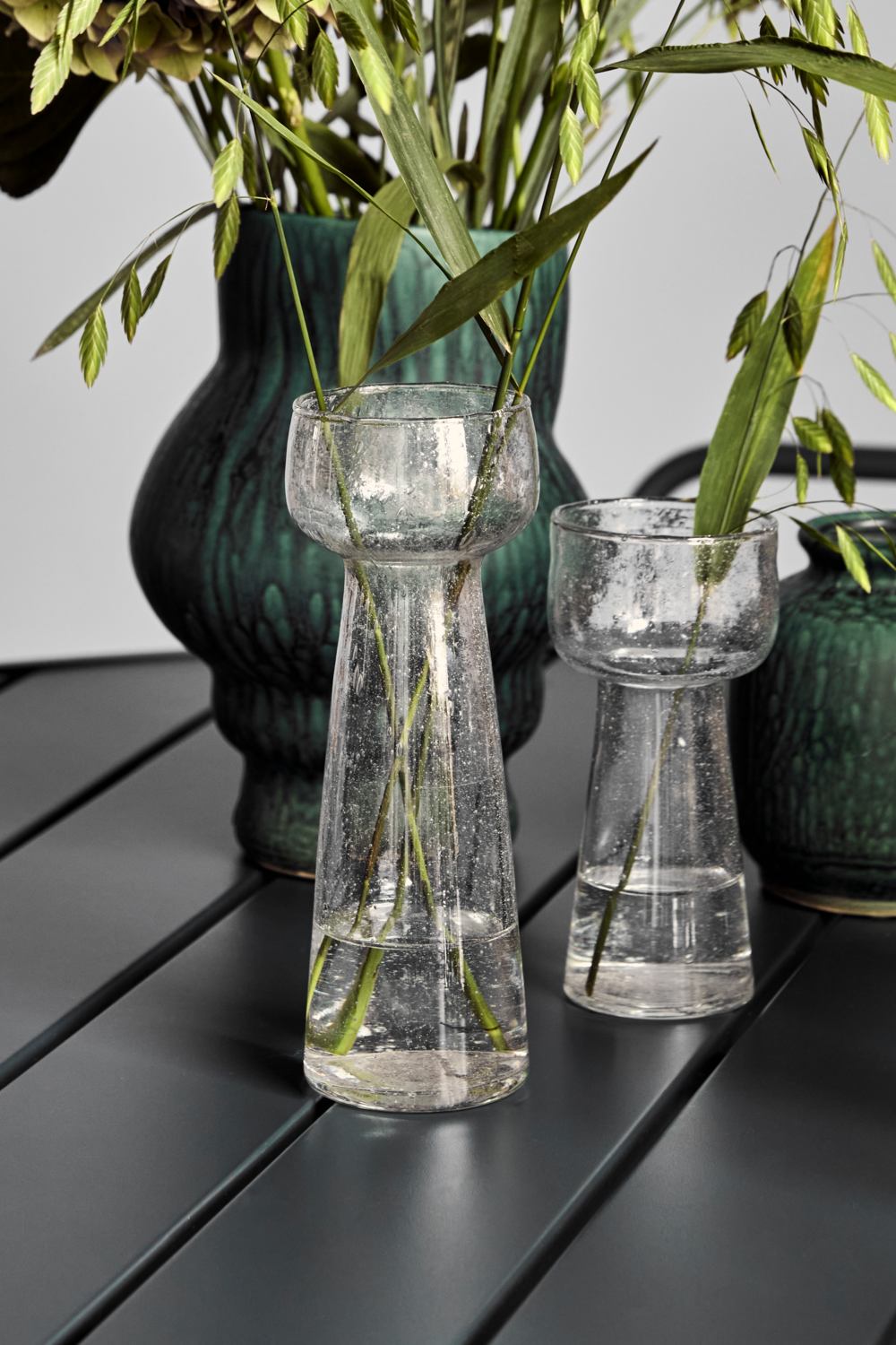 Tuur vase, klar - H22,5 cm