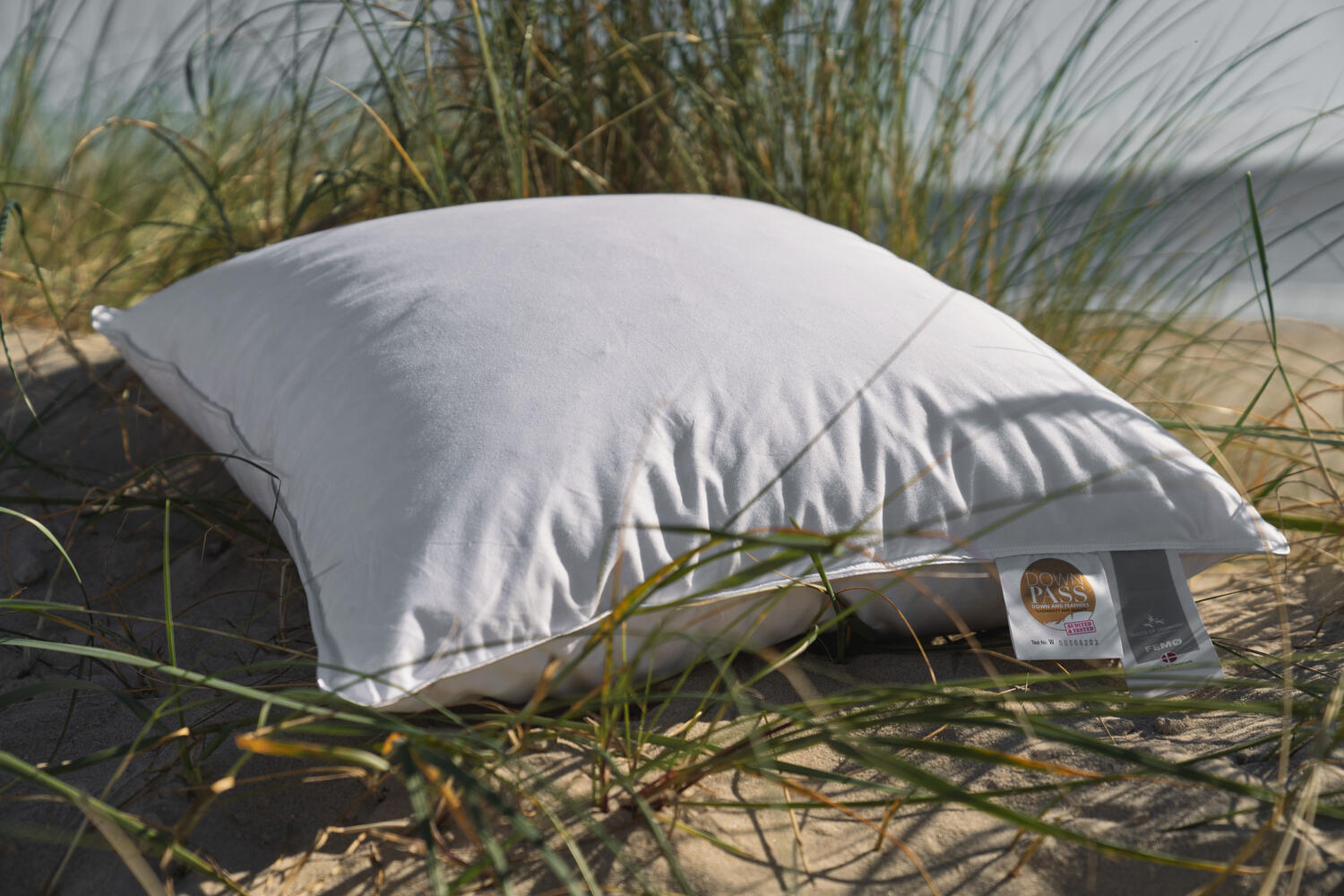 Femø 3-kammer hovedpude, høj - 60x63 cm