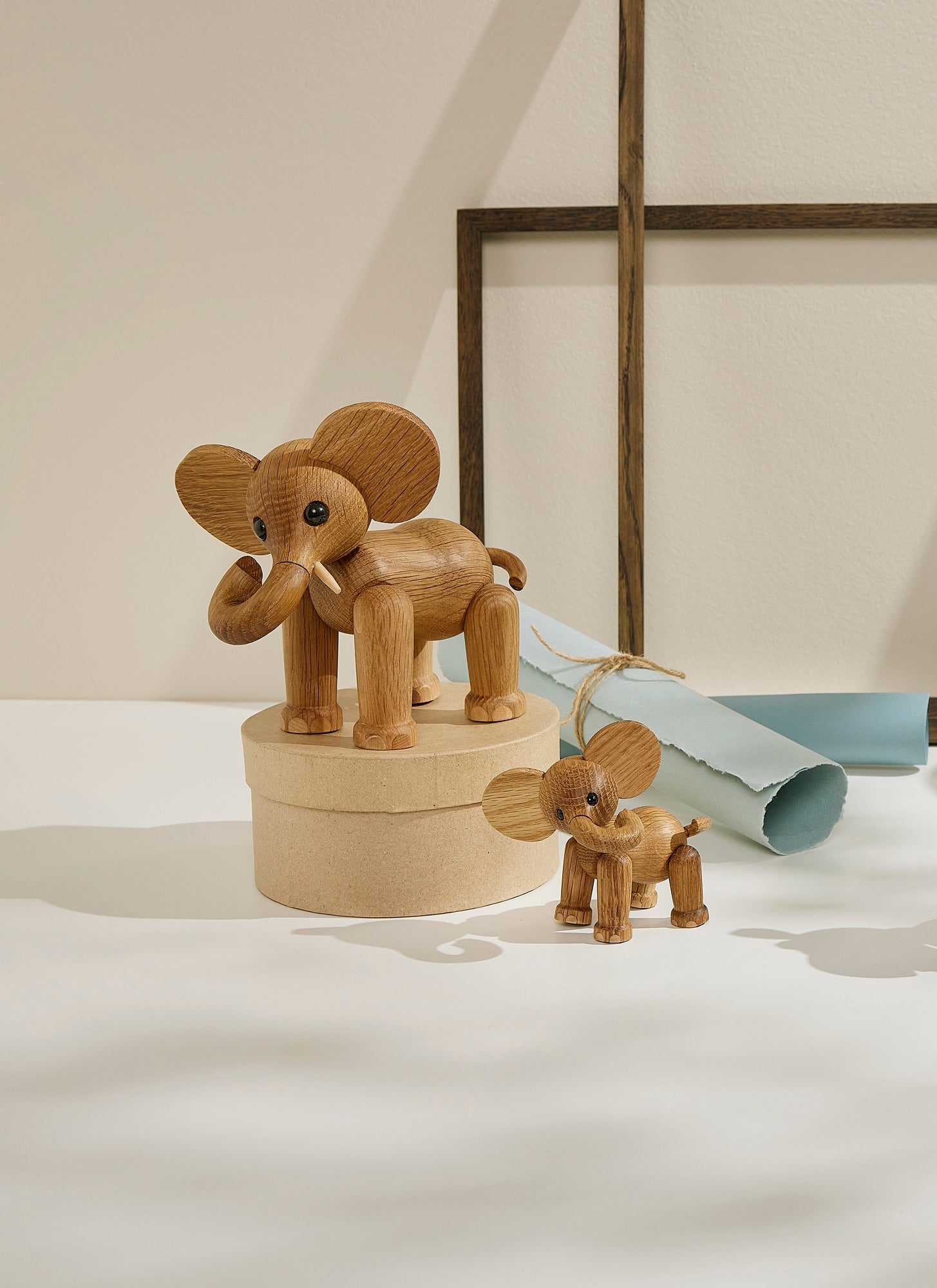 Ella elefant figur - Brun