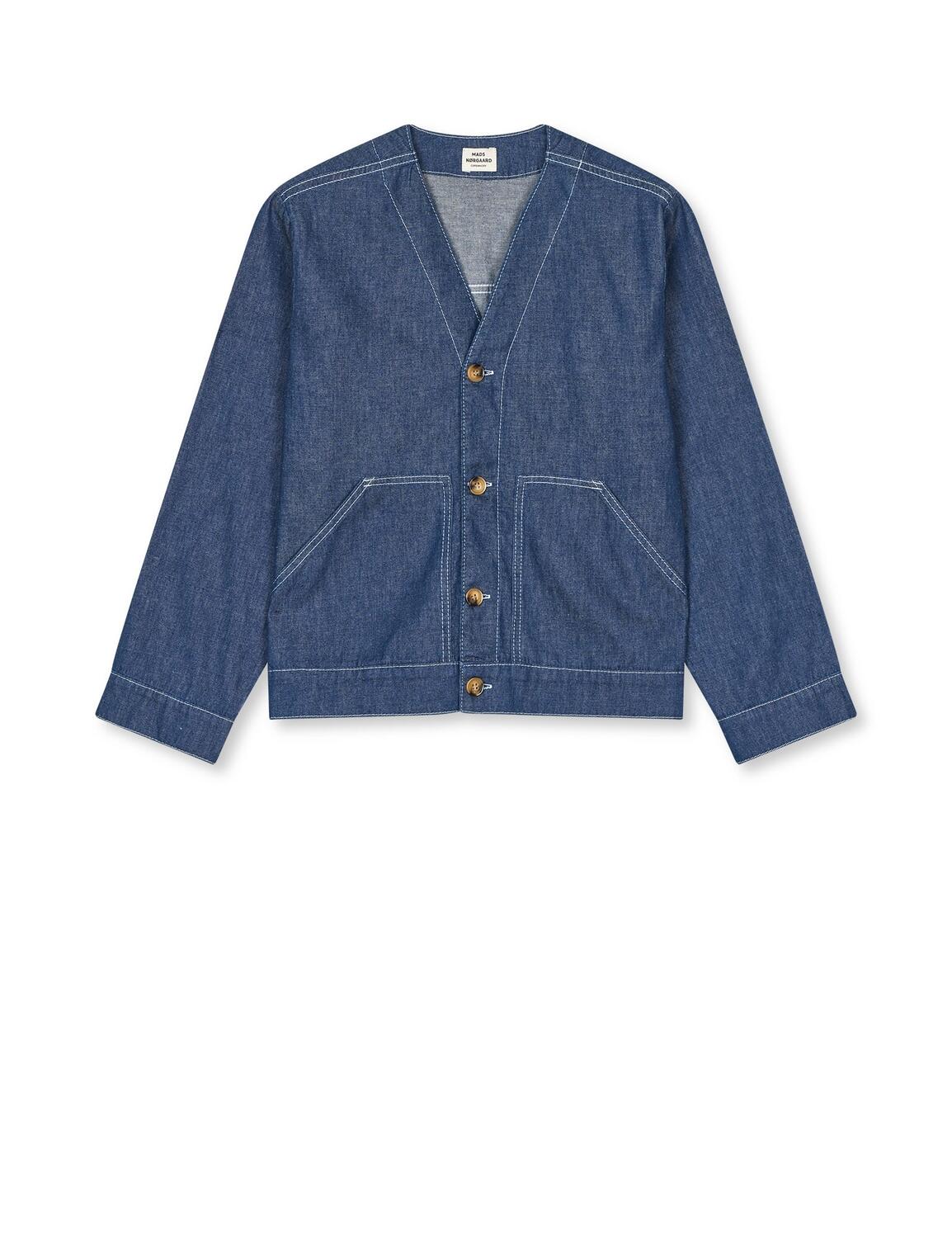Air Pil denimjakke - Dark Blue Denim