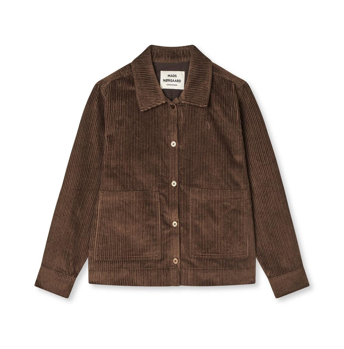 Pretty Cord Gaila skjorte - Demitasse