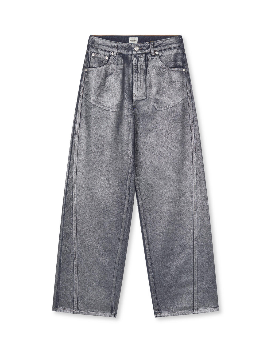 Metallic Christel jeans - Vintage Blue/Gun Metal