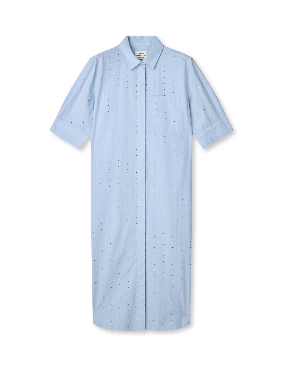 Broda Nancy skjortekjole - Cashmere Blue