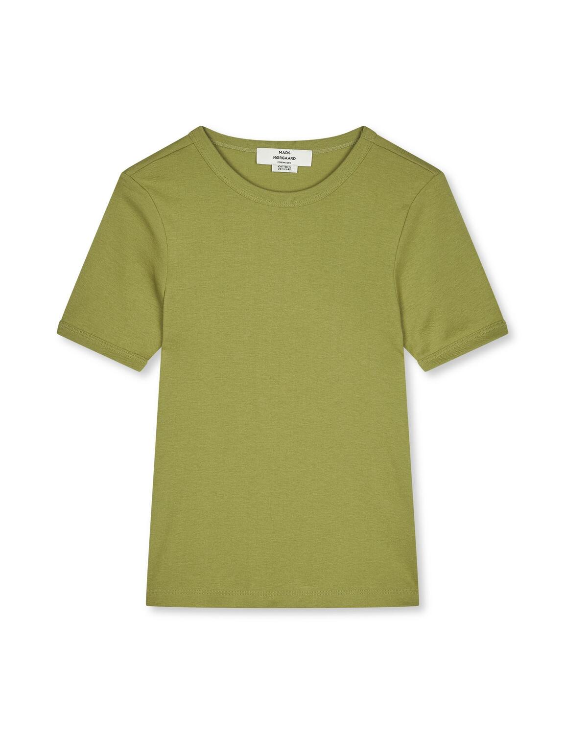 Grace Jersey June kortærmet t-shirt – Green olive