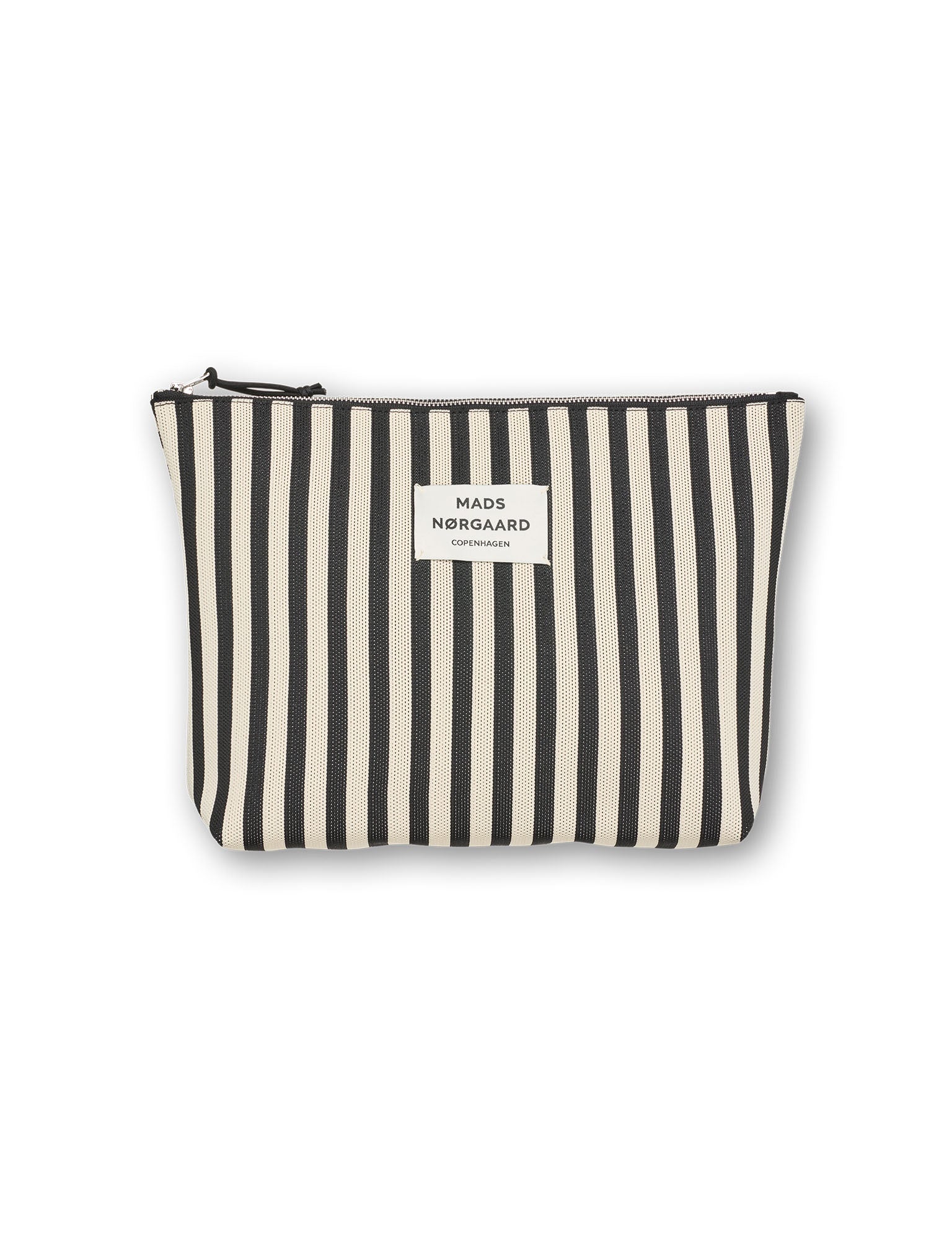 Knit Stripe Hilden toilettaske – Black/White