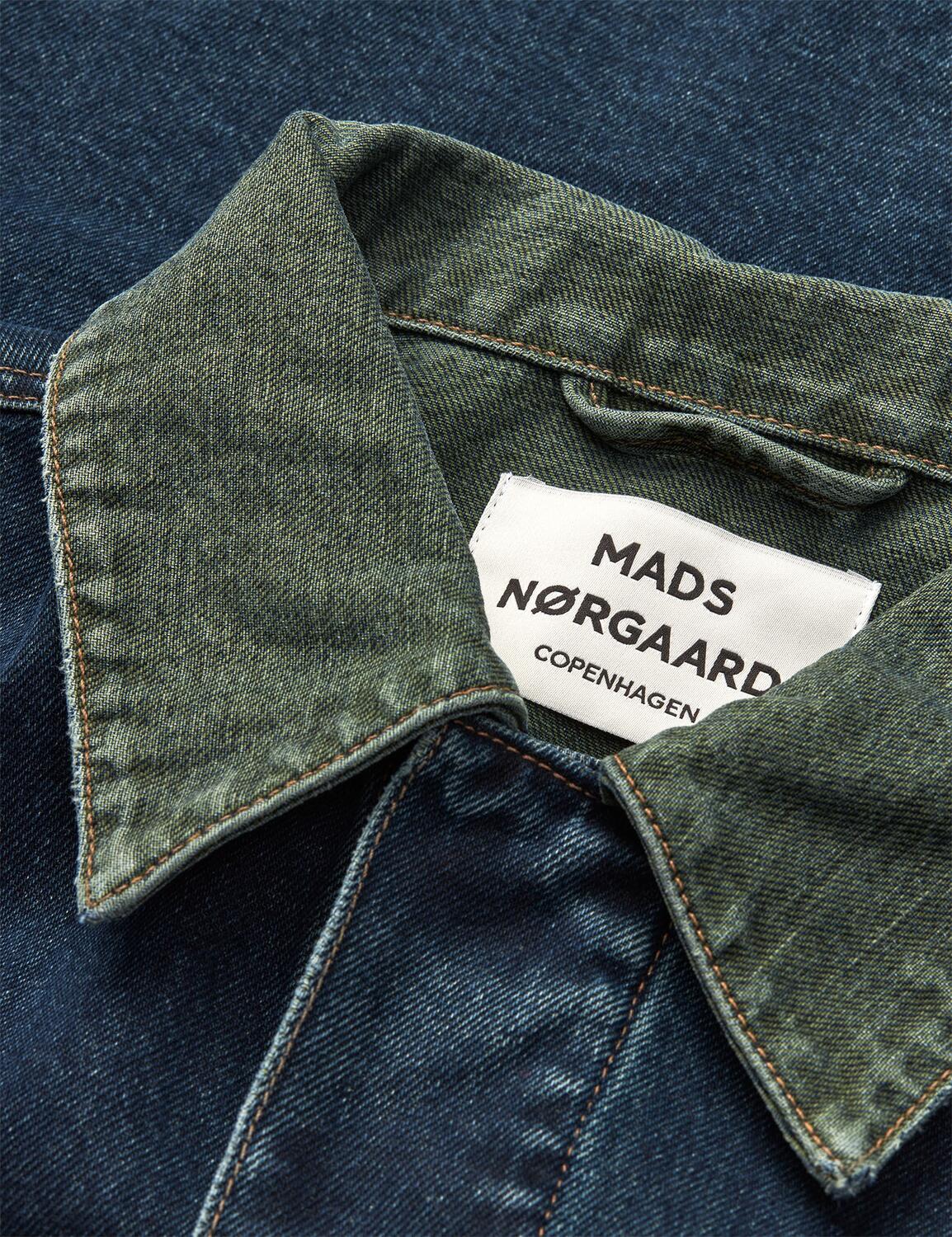 Double Solar denimjakke – Blue/Green Dye