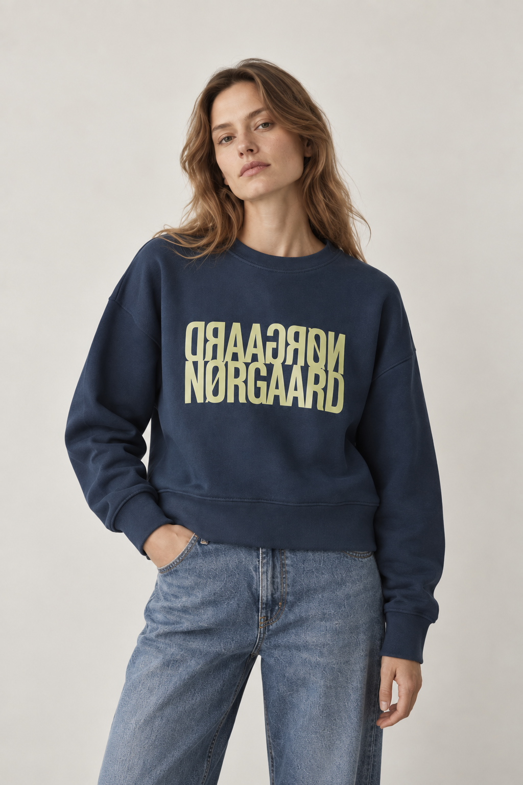 Original Tilvina sweatshirt - Navy m. green