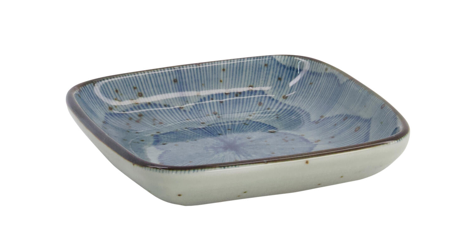 Square Sauce skål - Bell Flower Blue