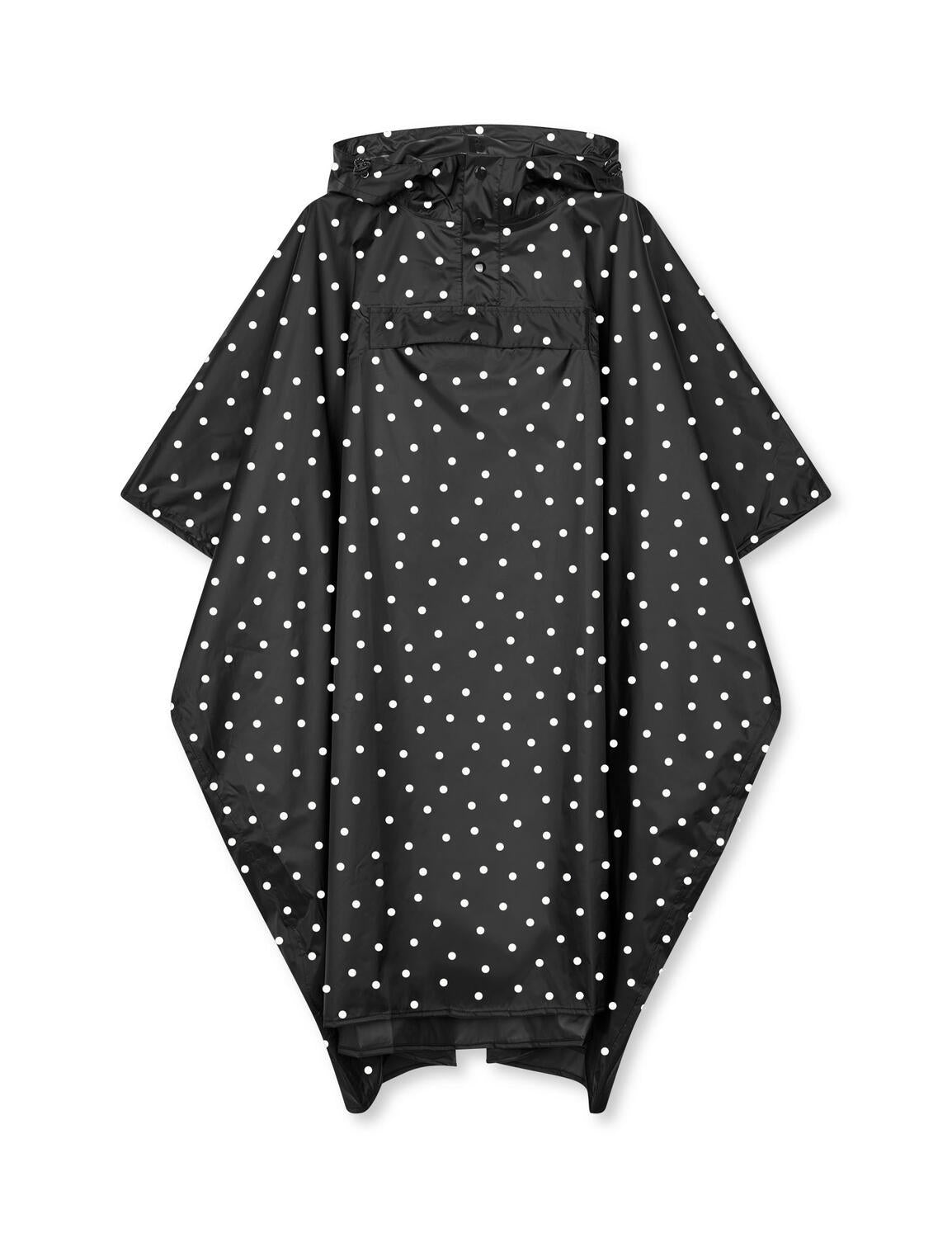 Scape regnponcho - Dot Aop Black