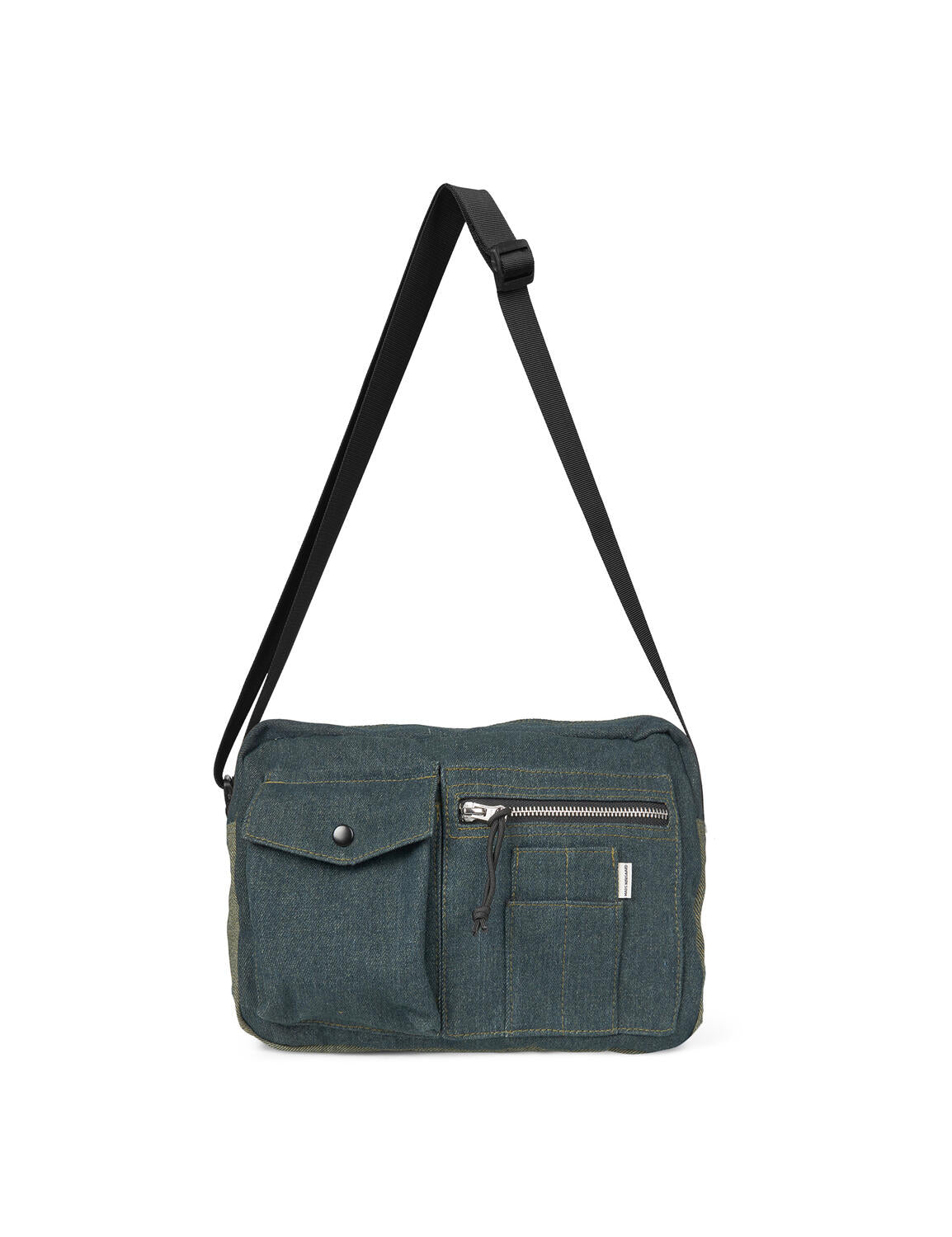 Double D Cappa crossbody taske – Blue/Green Dye