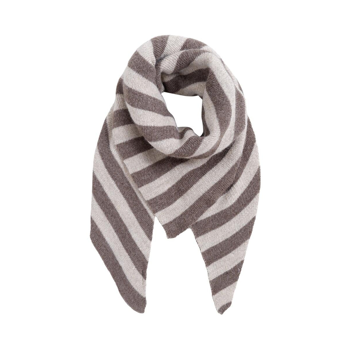 Bex Stripe tørklæde – Nougat