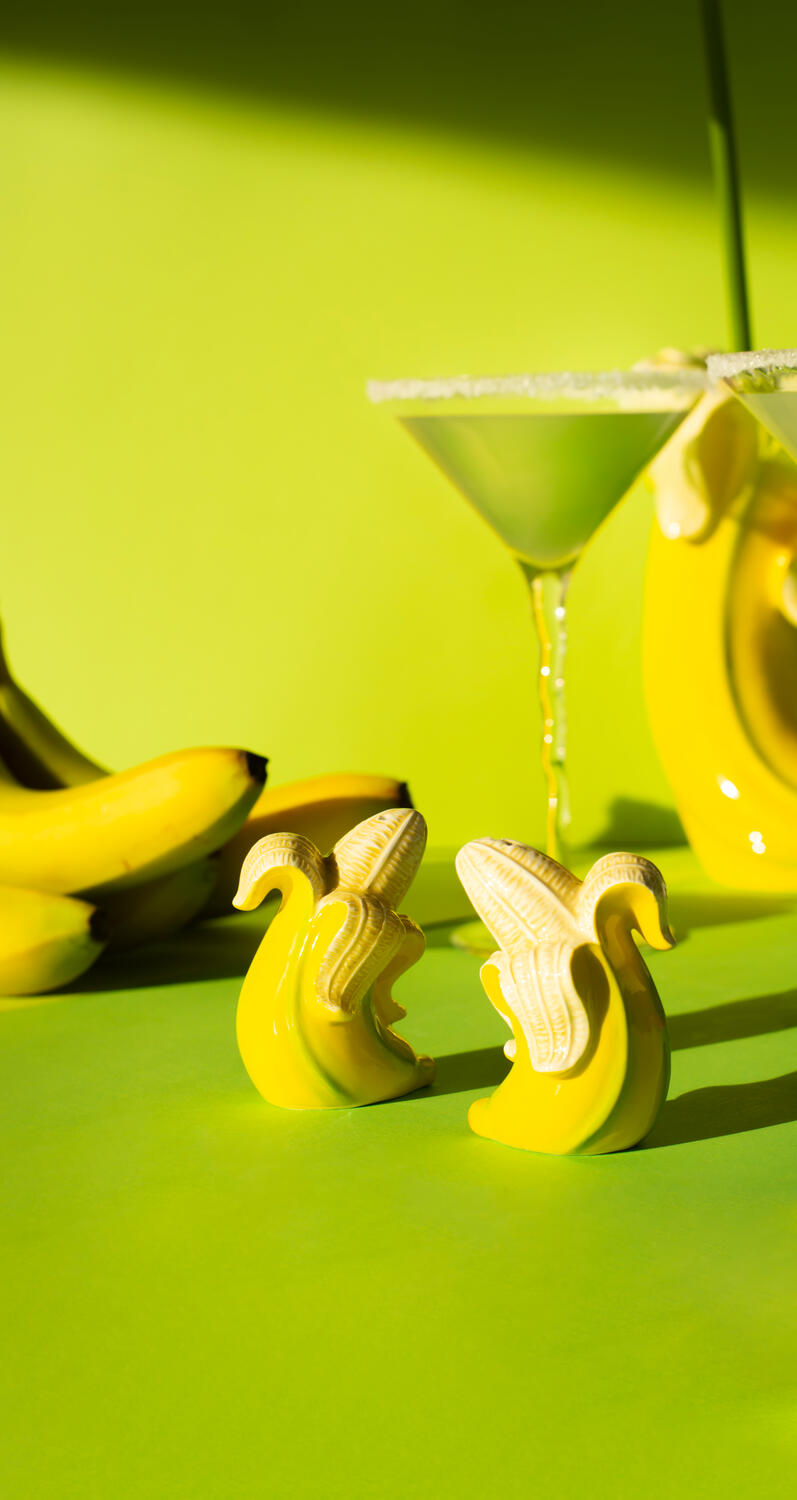 Banana Romance salt & pebersæt - gul