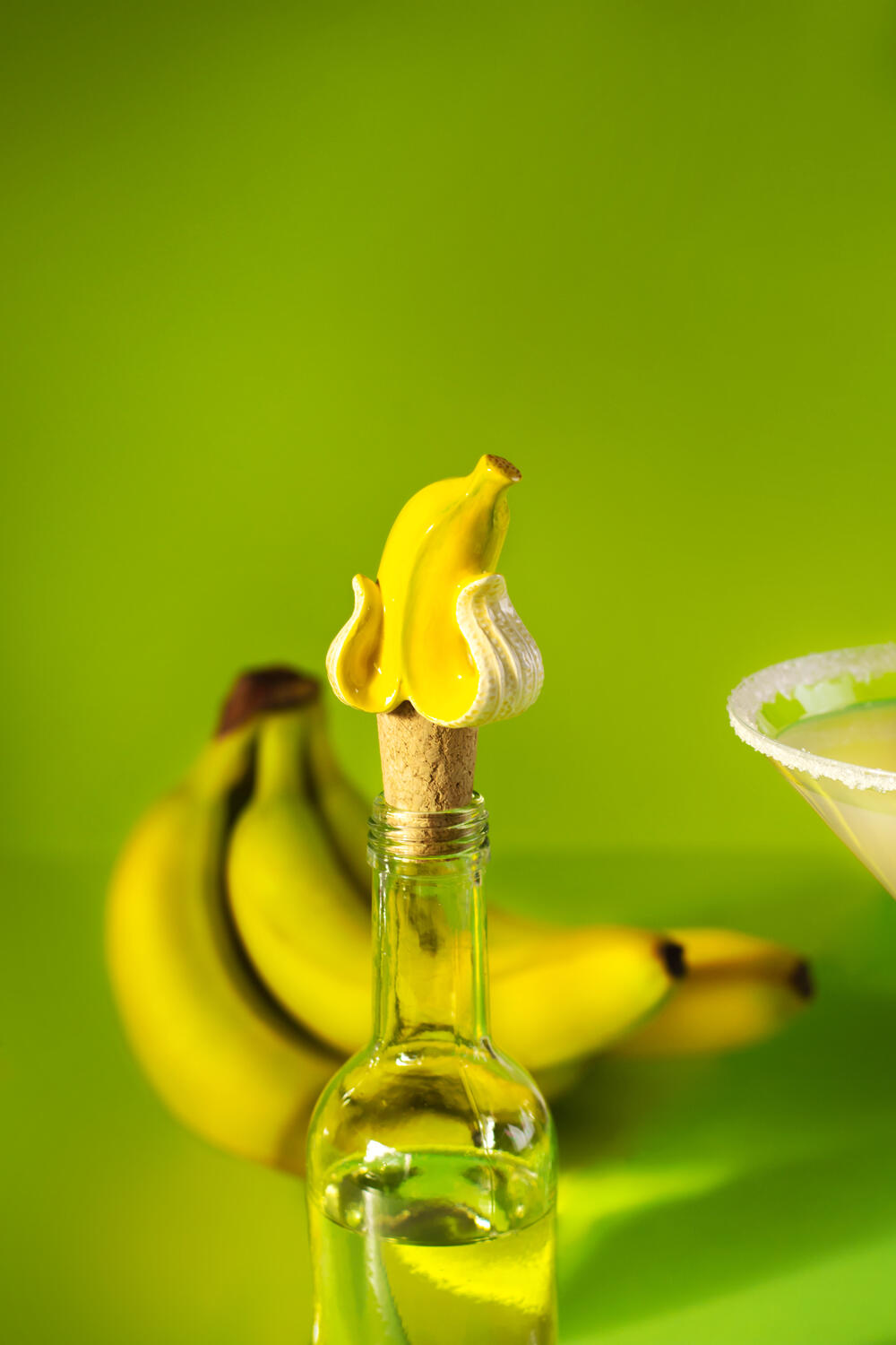 Banana Romance flaskeprop - gul