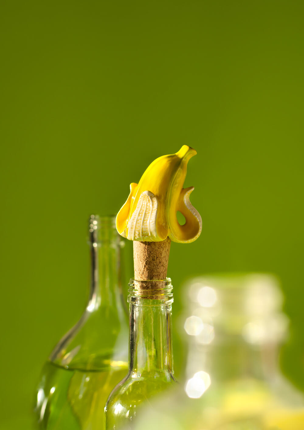 Banana Romance flaskeprop - gul