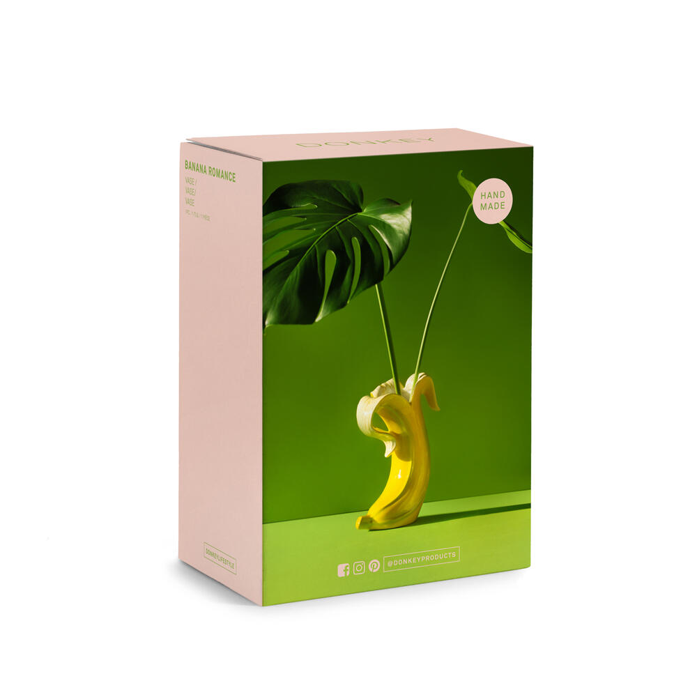 Banana Romance vase - gul