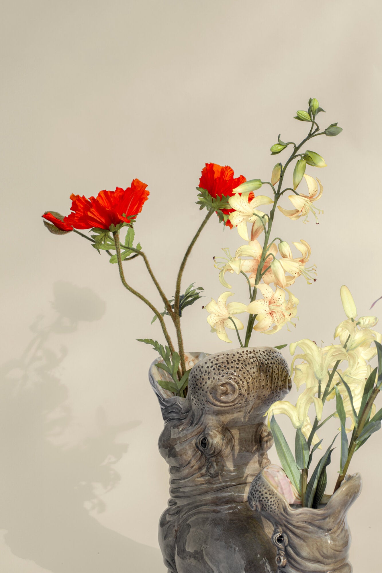 Hungry Hippo vase - stor