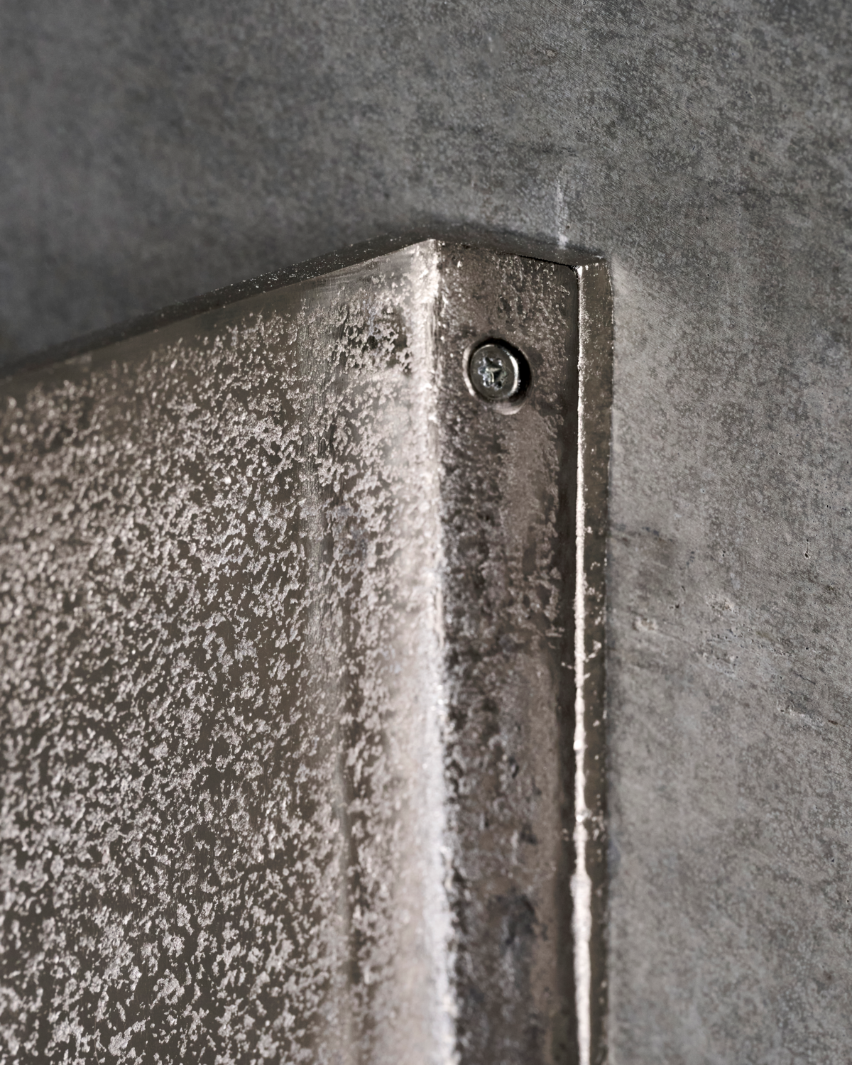 Boxie hylde, Sølv Finish - L50 cm