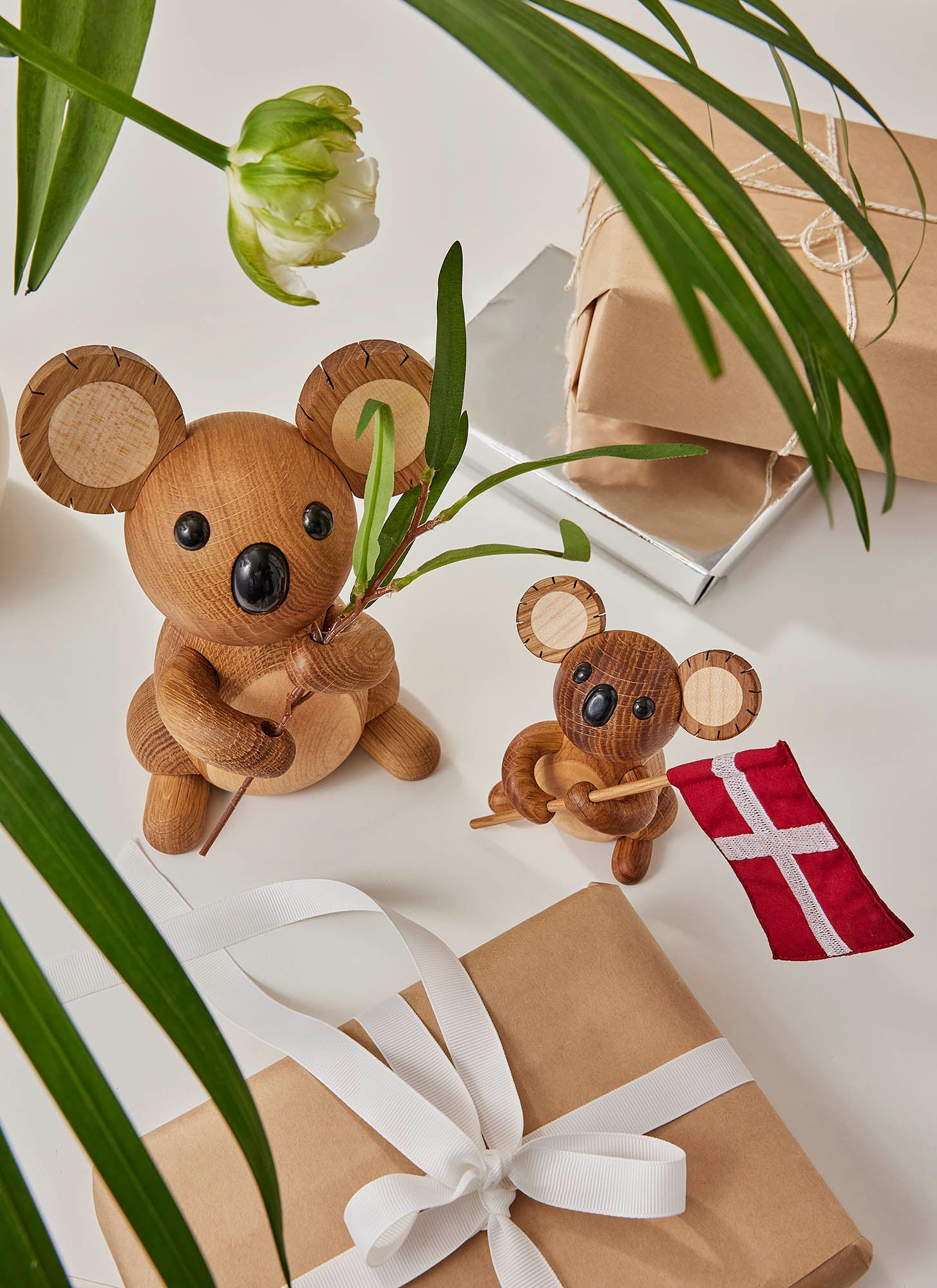 Aussie Koala træfigur - eg