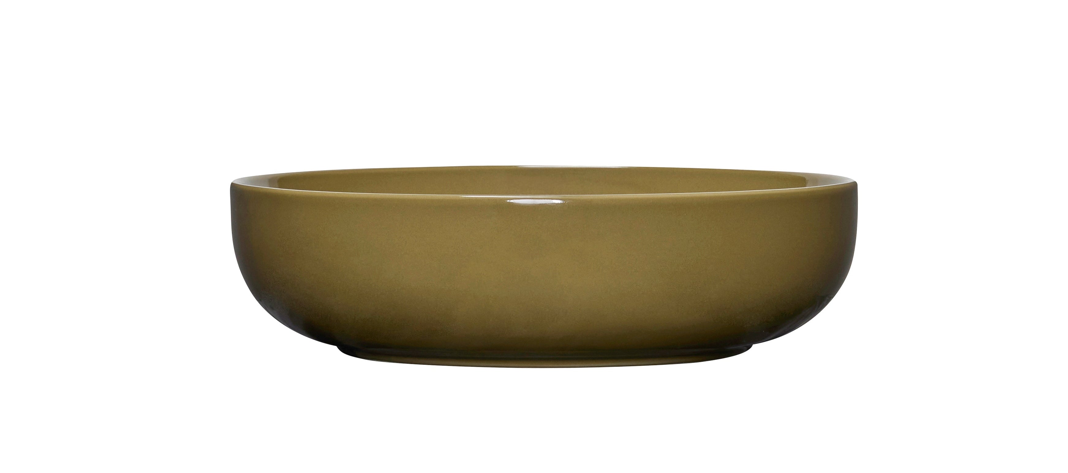 Amare skål, olivengrøn - Ø28 cm.