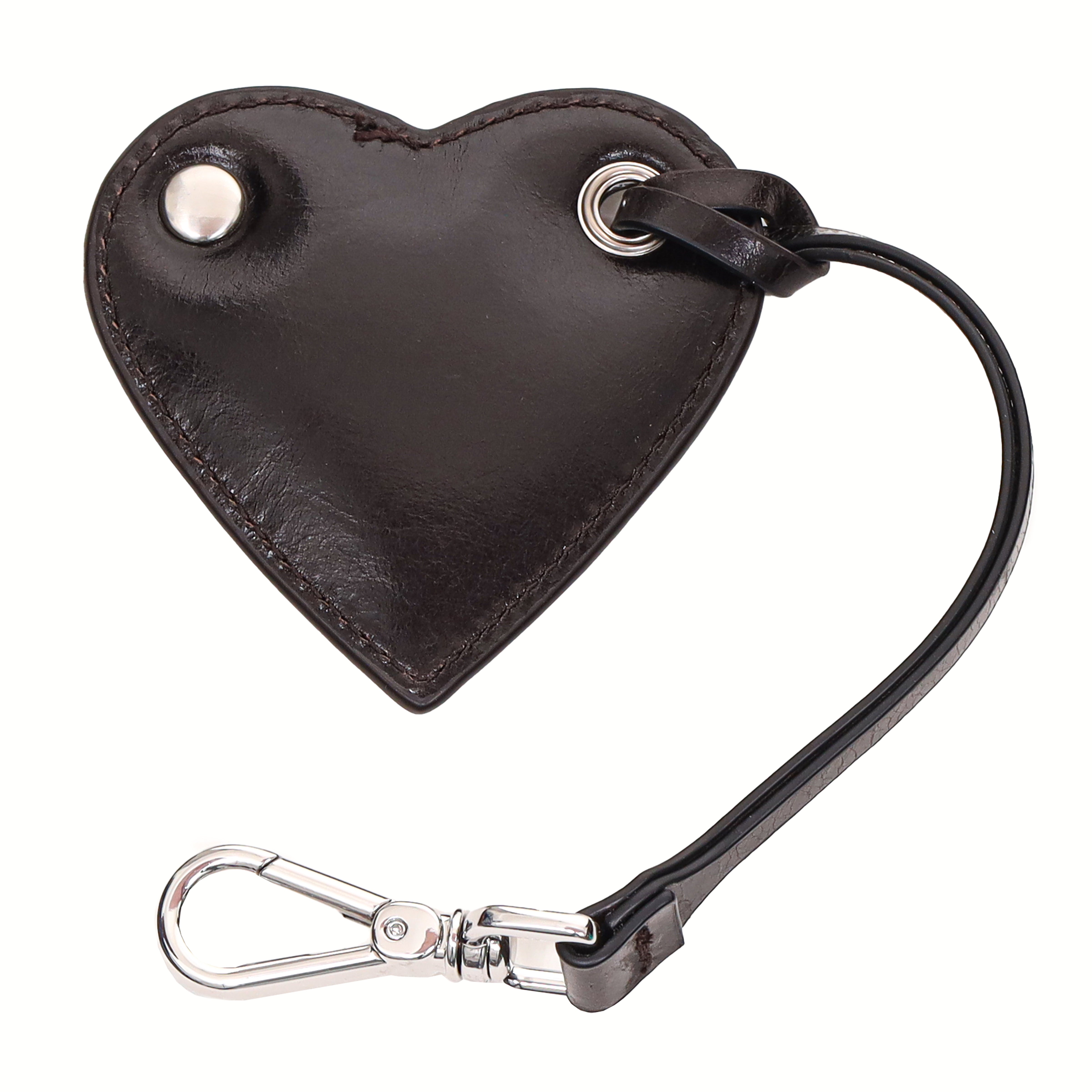 Celine Heart taskevedhæng - Dark Brown