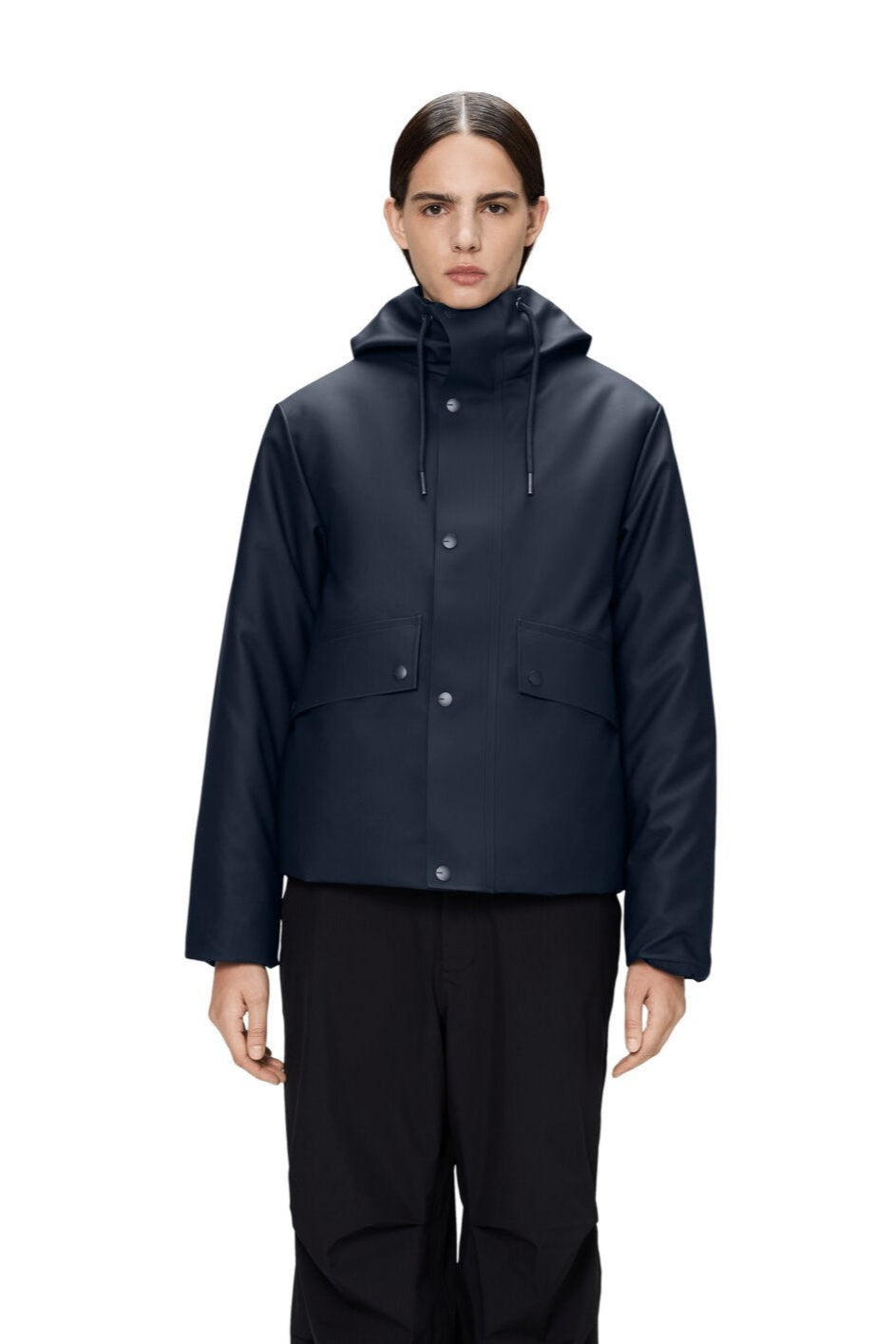 Nome Short Parka jakke - Navy