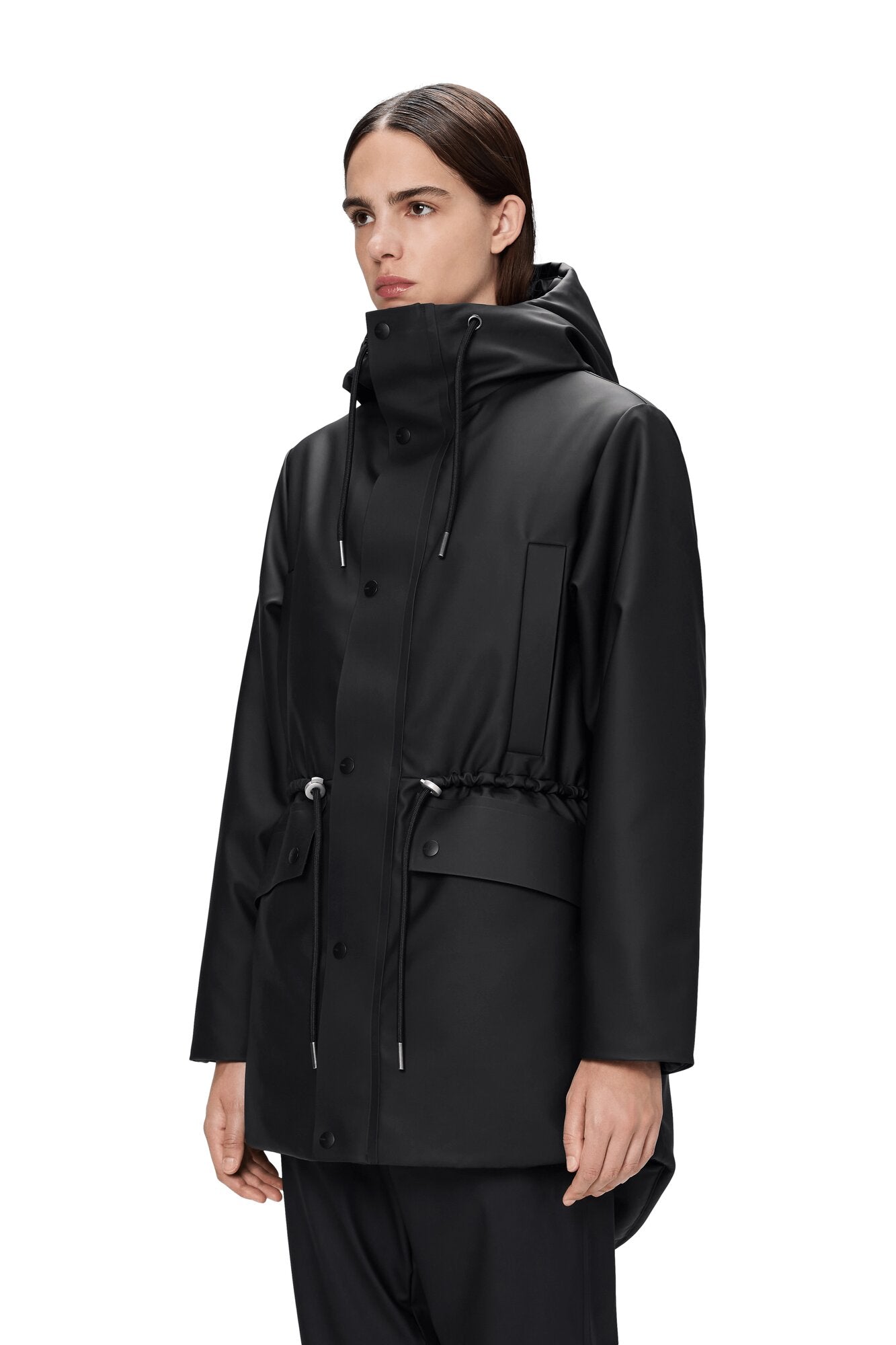 Nome String Parka jakke - sort