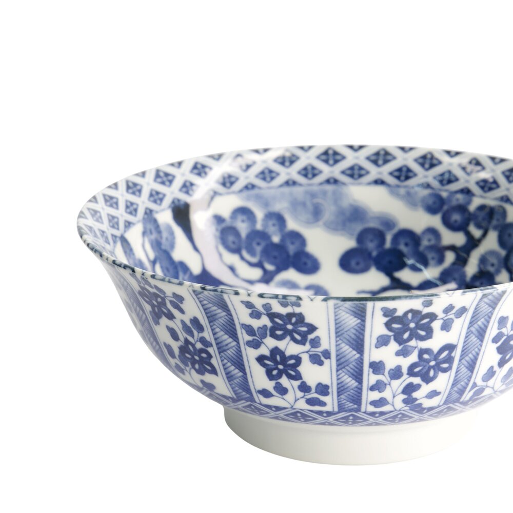 Hawk Ramen skål, blå - Ø21 cm