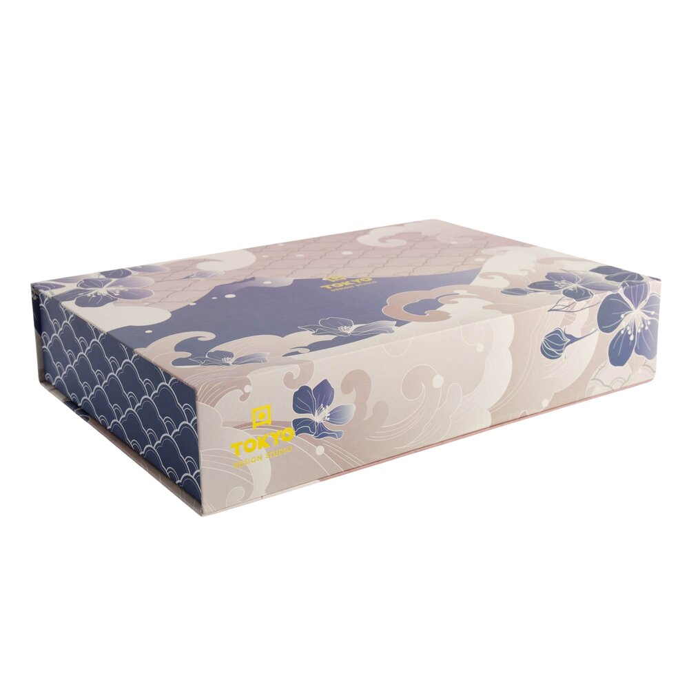 Sushi sæt, Glassy Pink - 8 dele